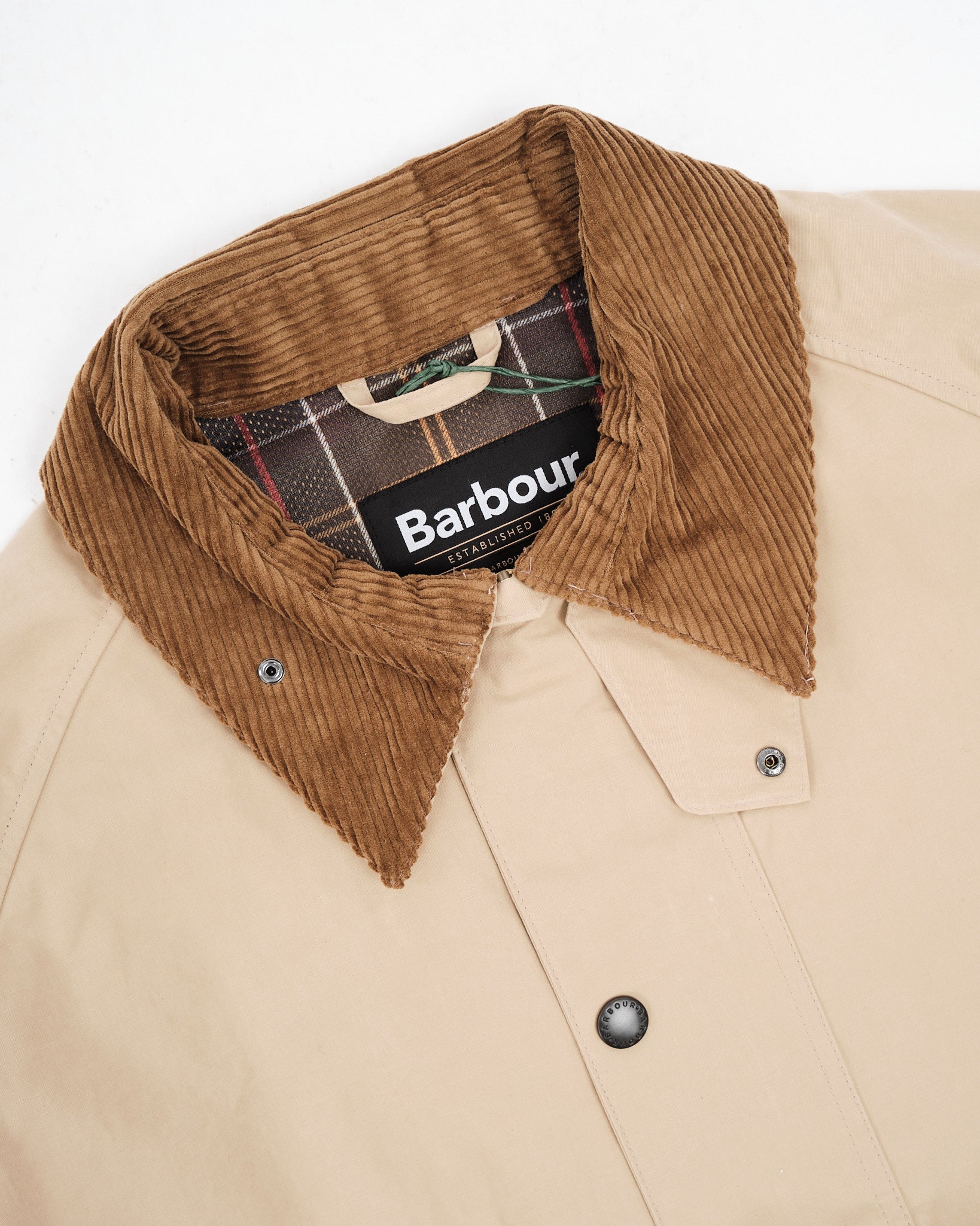OS Transporter Casual Jacket Stone by Barbour - Meadow