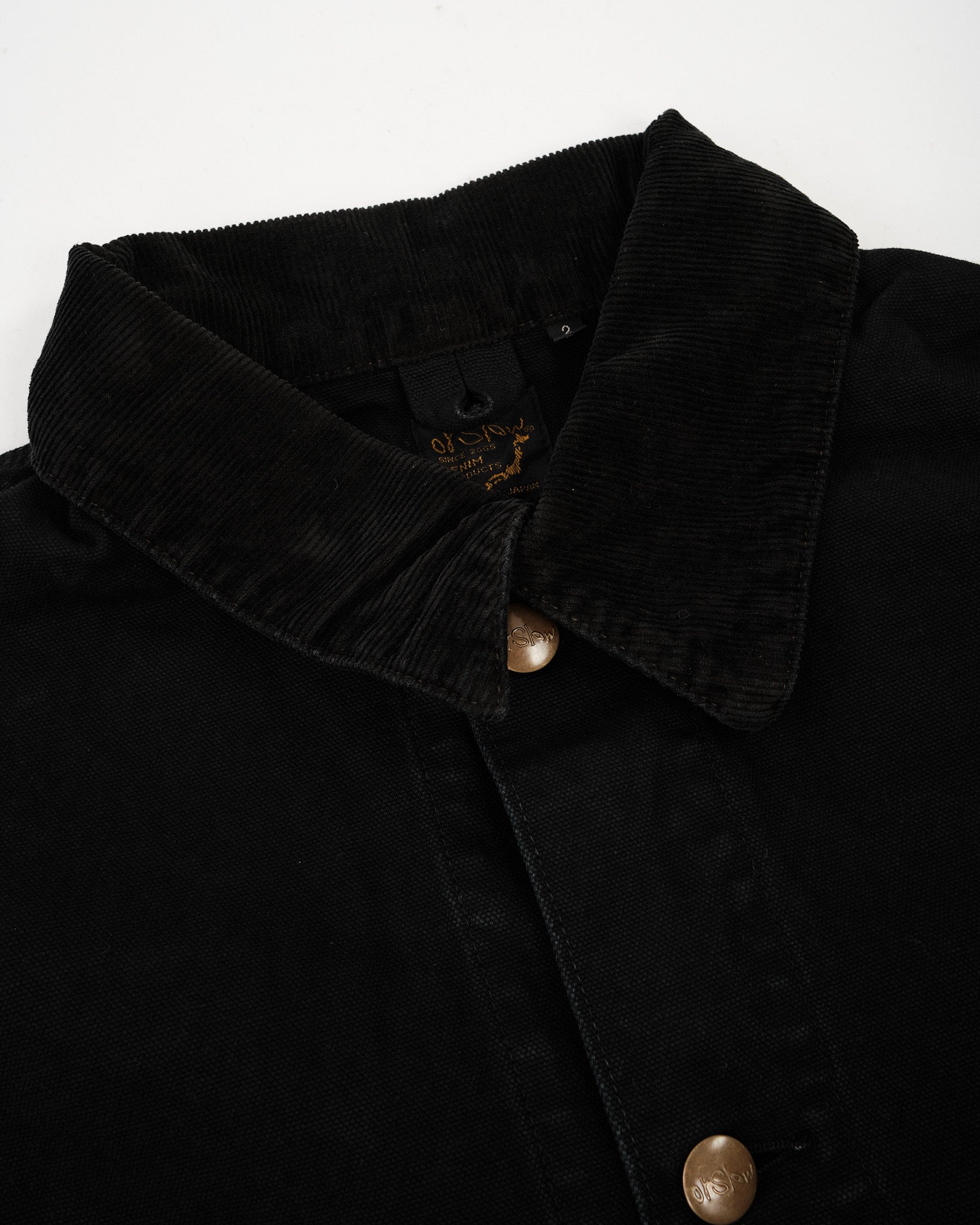 Relax Fit Oxford Coverall Black by orSlow - Meadow