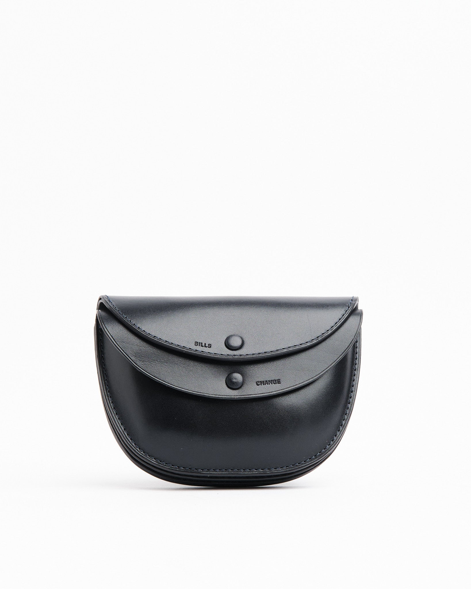 Round Wallet Mid Porch Navy by Kaptain Sunshine - Meadow
