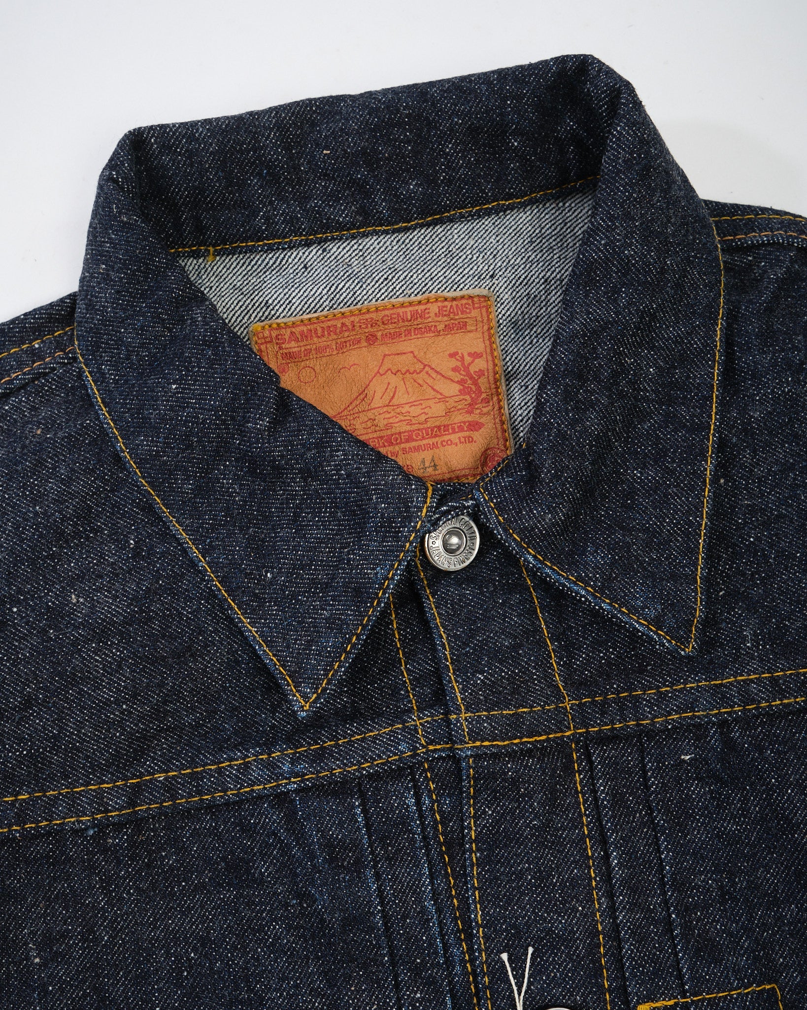 S556VXZero+ Type 1 Denim Jacket with T-BACK spec ONE WASH 110 by