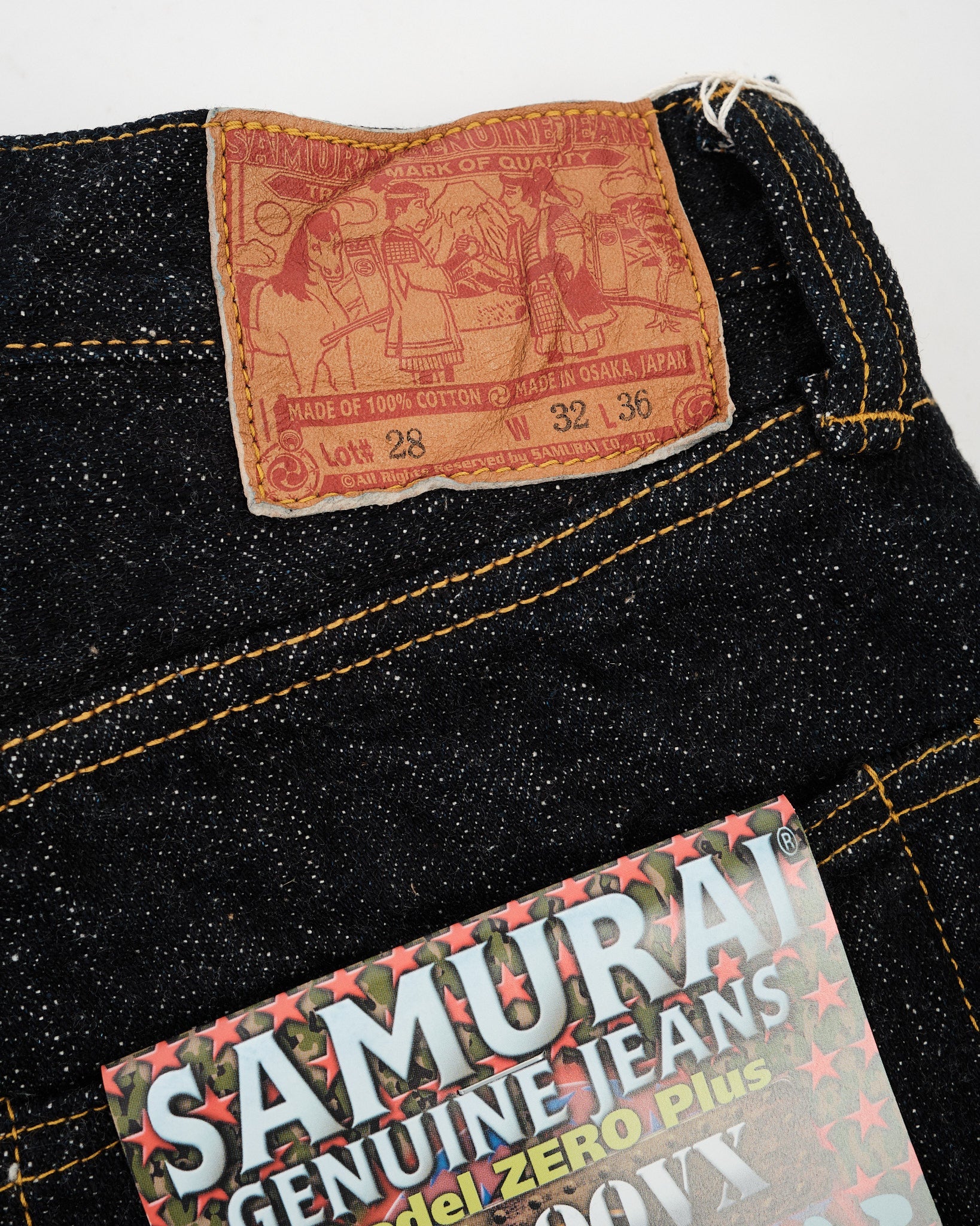 S3100VX Zero+ Wide Straight, Great War Model by Samurai Jeans - Meadow