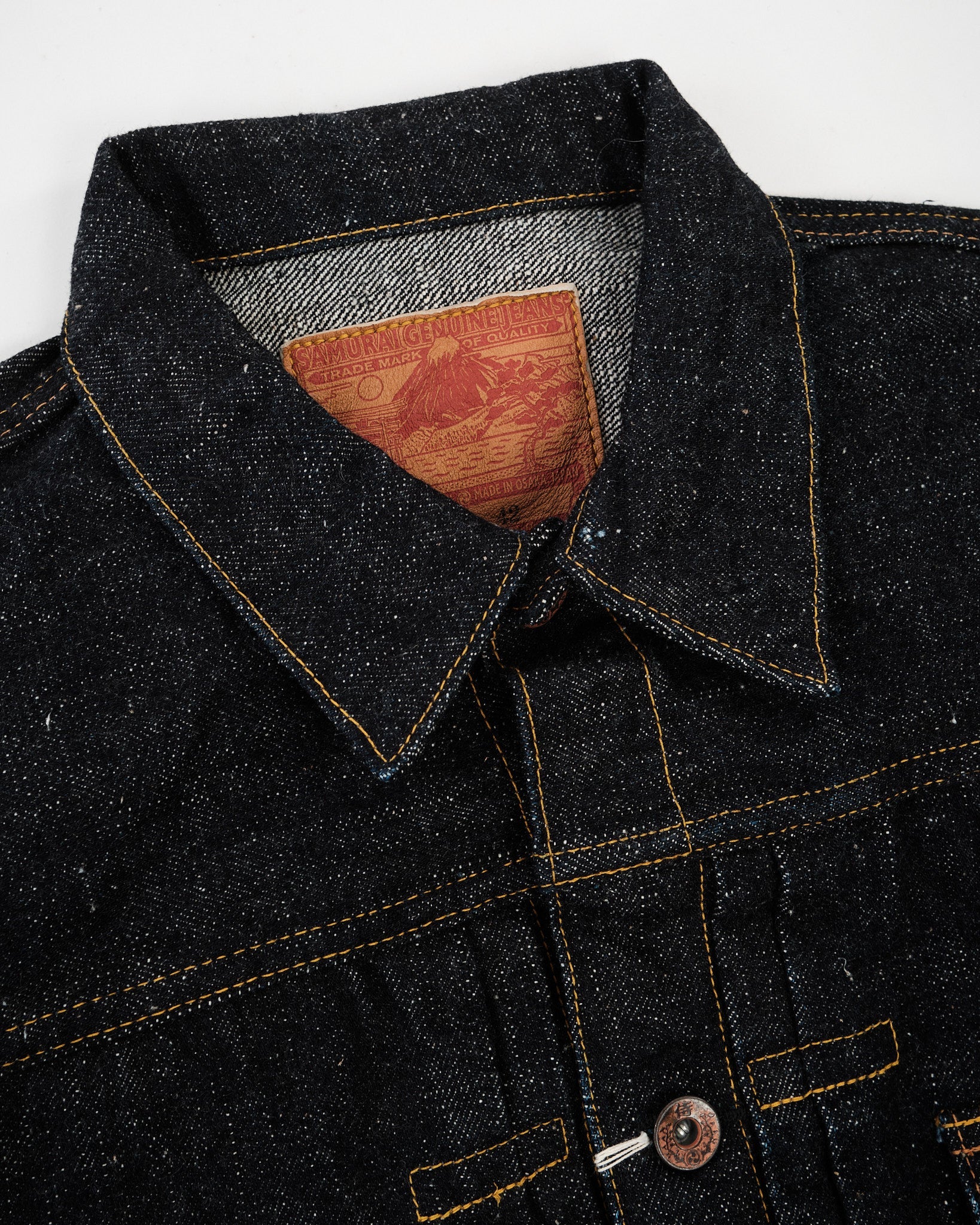 S556VXZero+ Type 1 Denim Jacket with T-BACK spec ONE WASH 110 by
