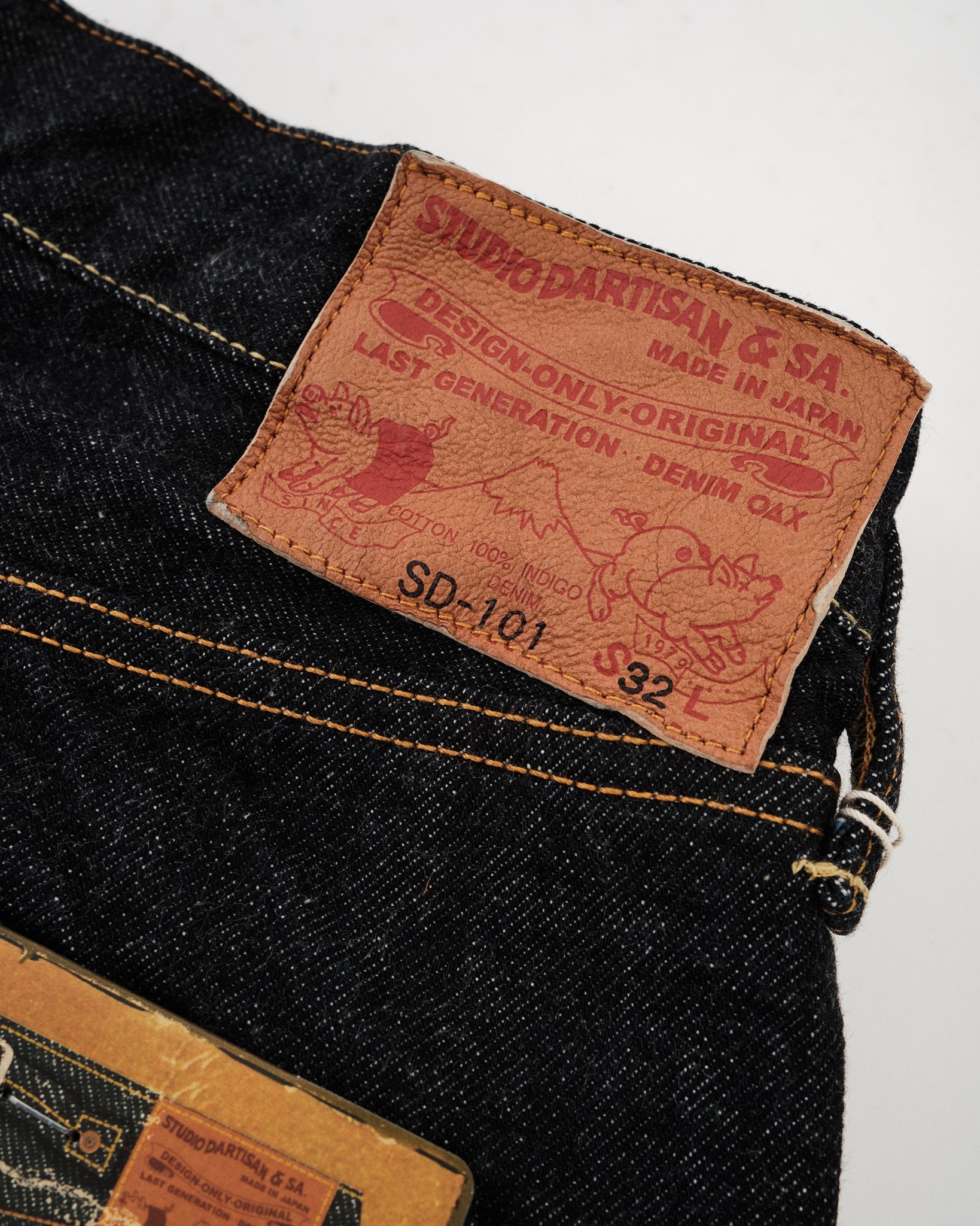 SD-101 Regular Straight One Wash by Studio D'Artisan - Meadow