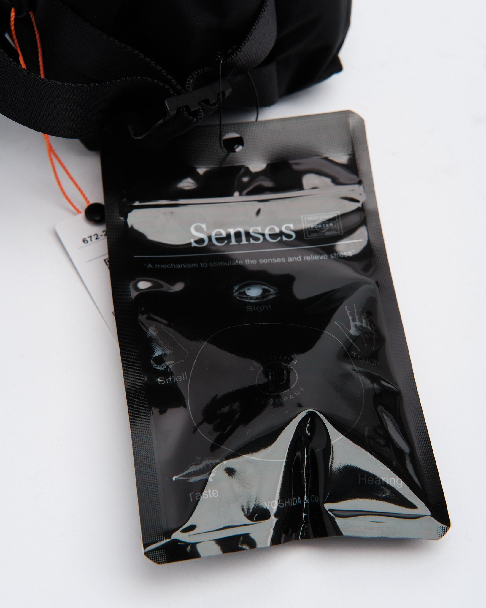 バッグ PORTER SENSES VEAL SHOULDERBAG Senses Shoulder Pack Black