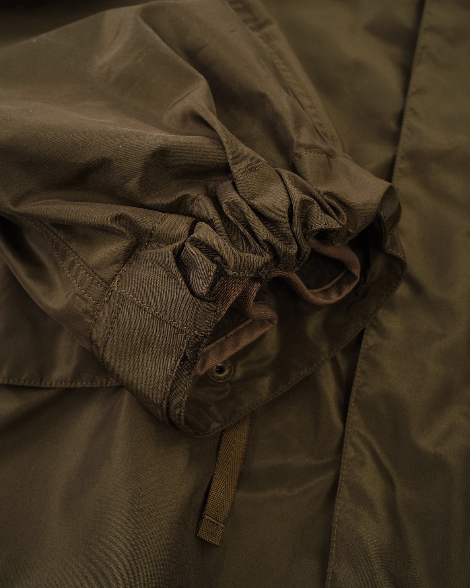 KAPTAIN SUNSHINE | Silk Poly Mil Coat Olive | MEADOW