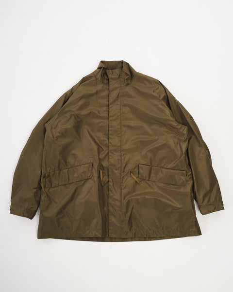 KAPTAIN SUNSHINE | Silk Poly Mil Coat Olive | MEADOW