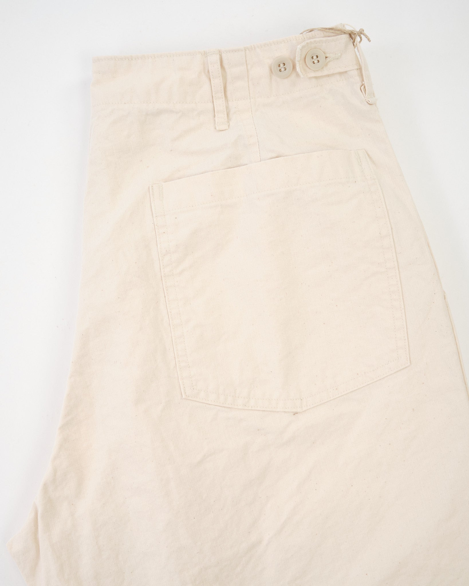 ORSLOW | Summer Fatigue Pants Ecru | MEADOW