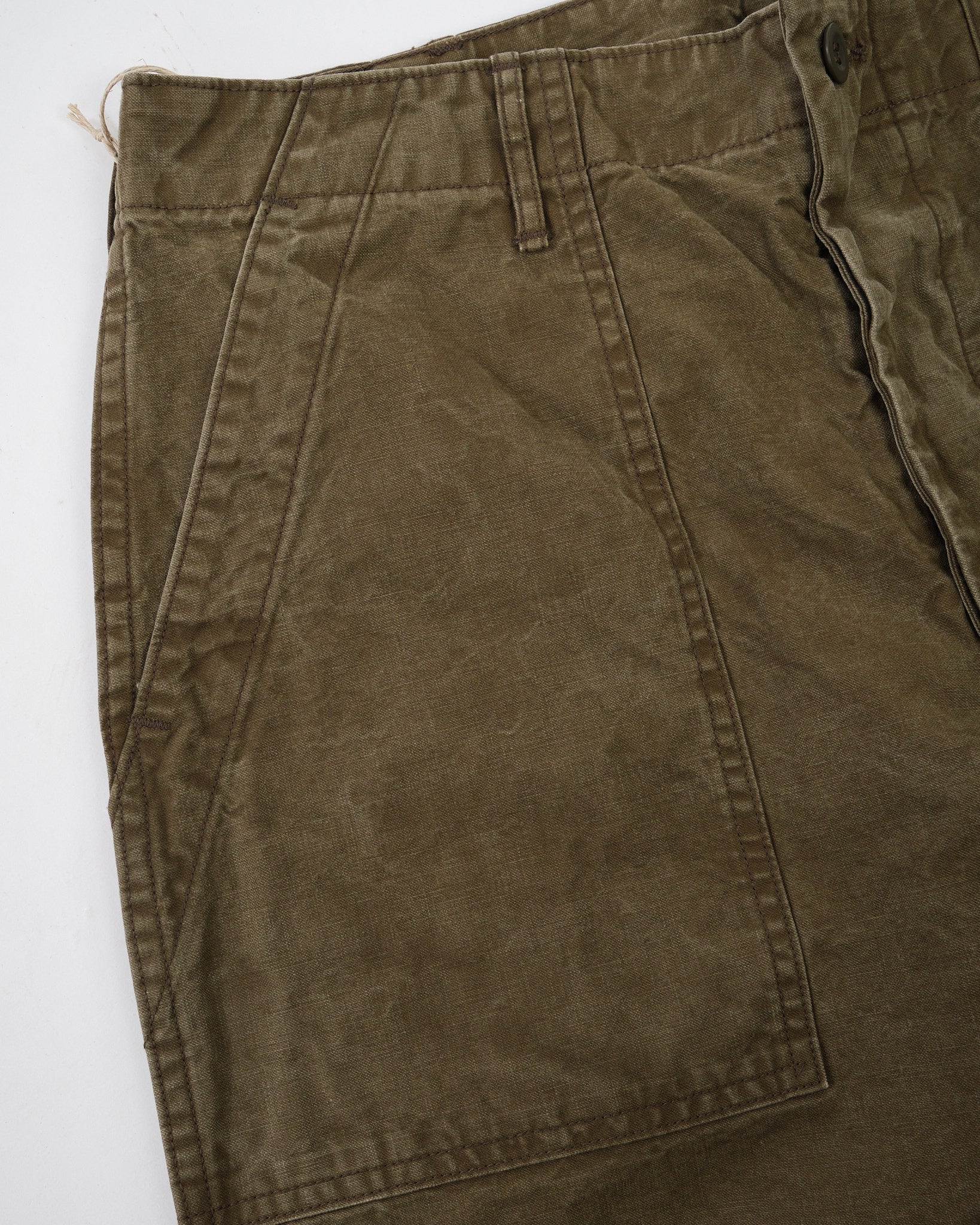 ORSLOW | Summer Fatigue Pants Olive | MEADOW