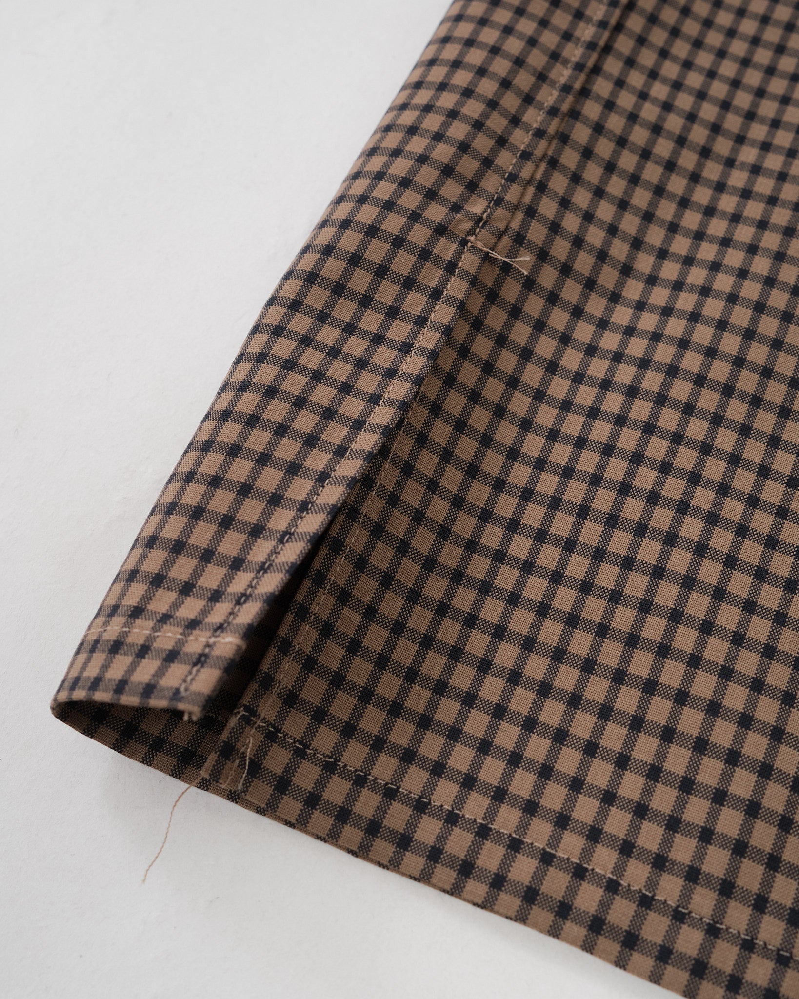 KAPTAIN SUNSHINE | Wool Open Collar SS Shirt Khaki | MEADOW KAPTAIN SUNSHINE | Wool Open Collar SS Shirt Khaki | MEADOW