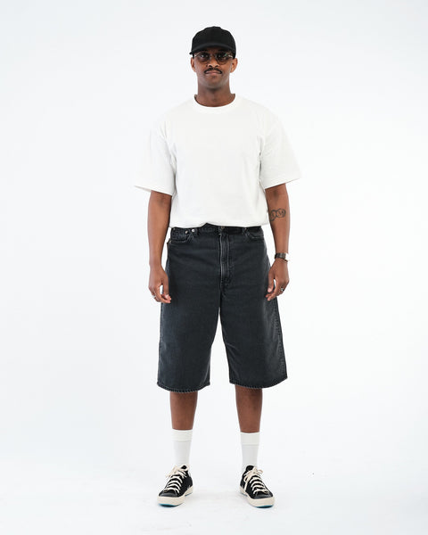 Super Dad's Fit Shorts Black Denim Stone