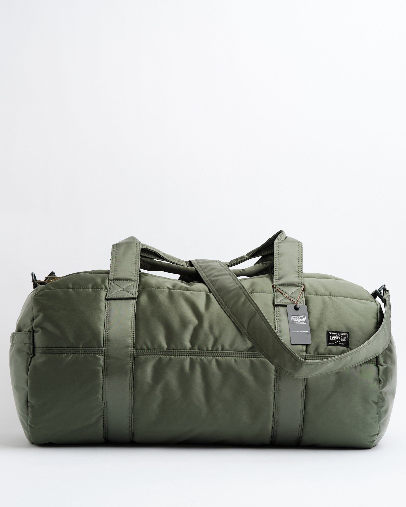 Tanker 2Way Duffle Bag (M) Sage Green by Porter by Yoshida