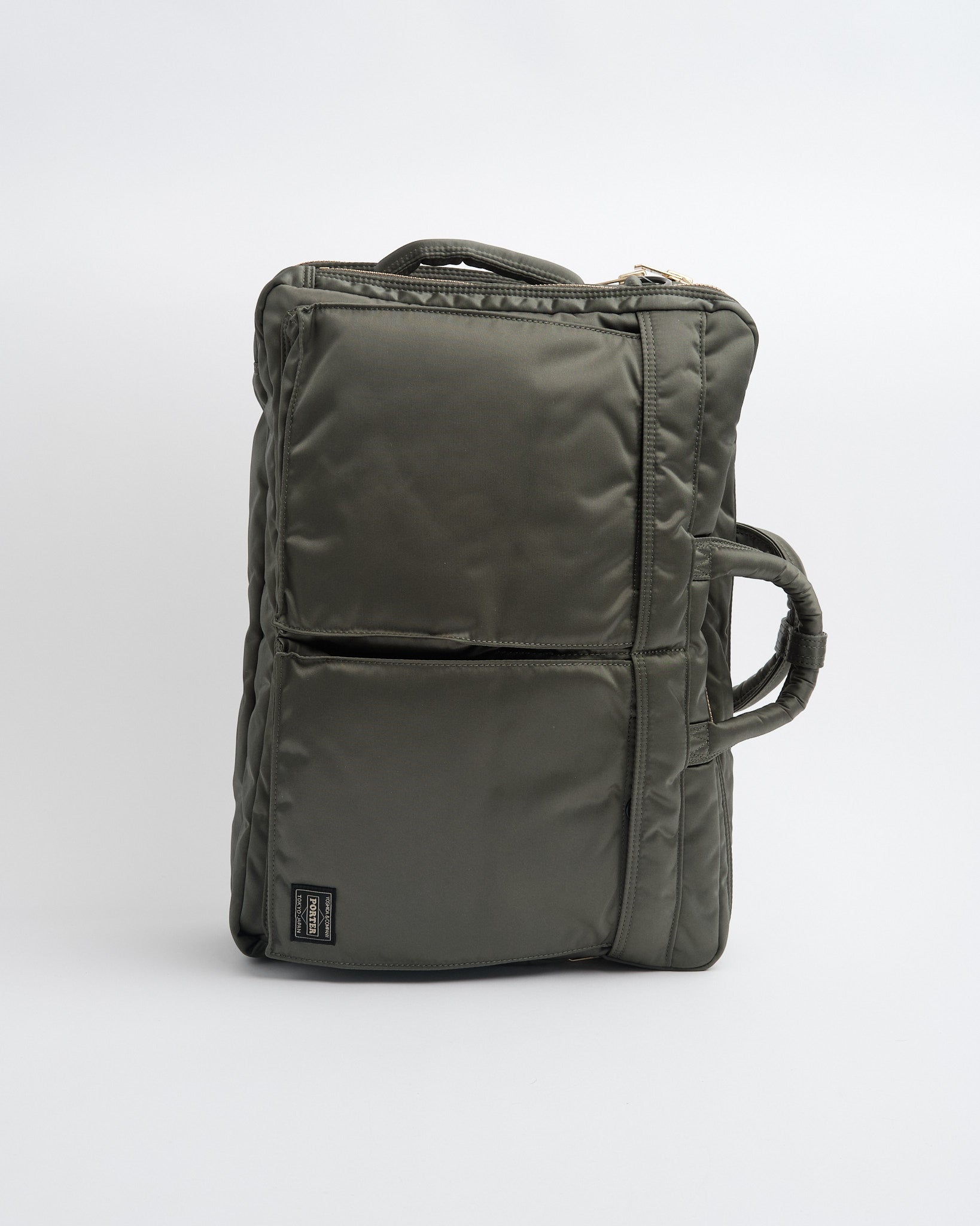 porter | TANKER 3WAY document bag Sage Green | meadow