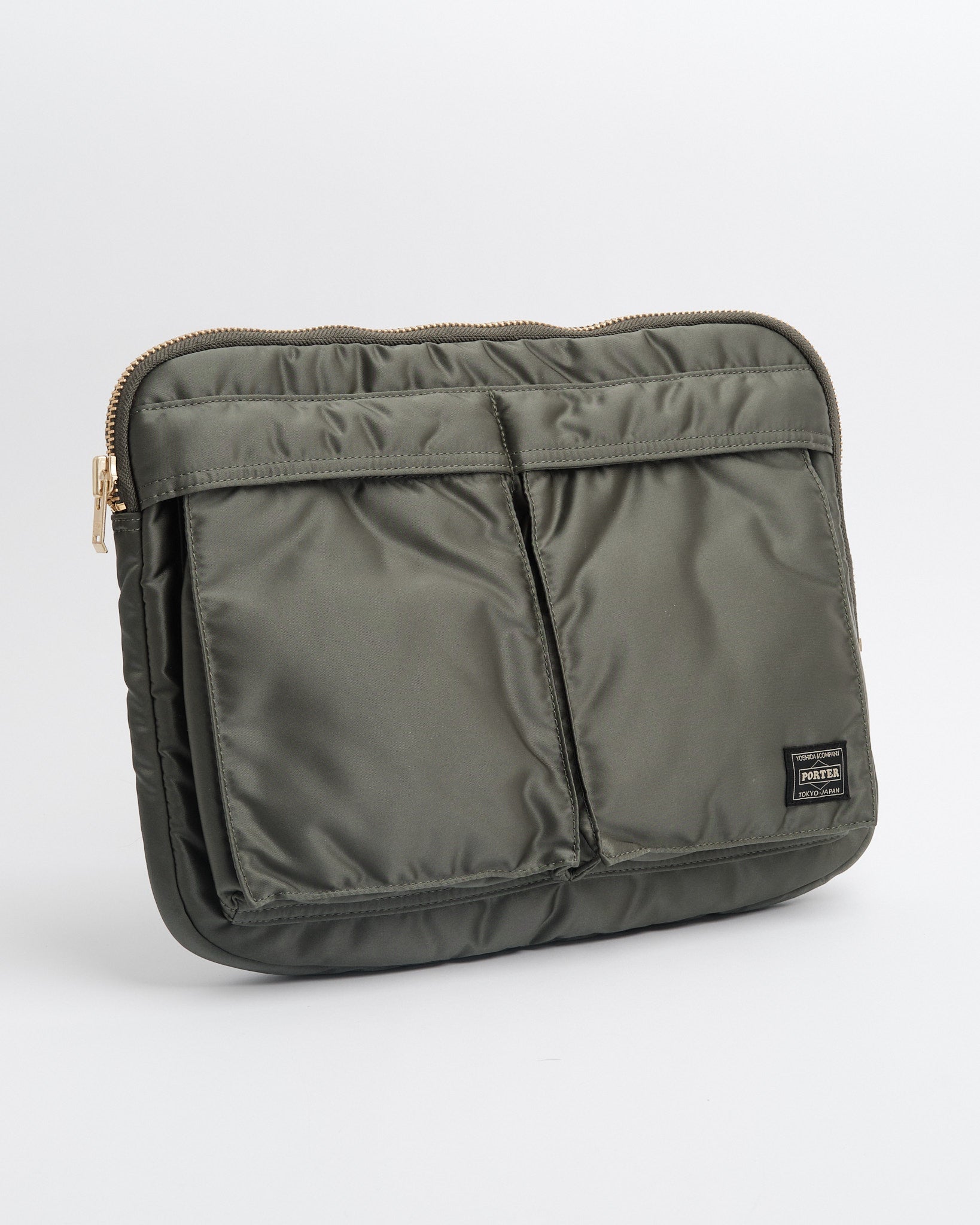 porter | TANKER Document Case Sage Green | meadow