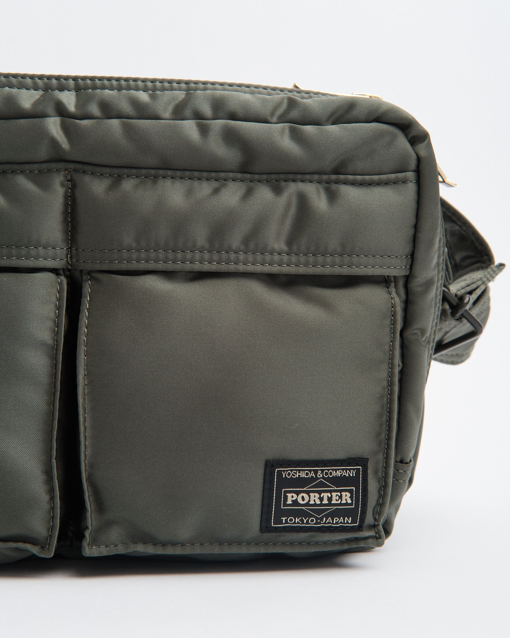 【PORTER】TANKER/SLING BAG W zip/セージグリーン porter | Tanker Sling Bag W Zip Sage Green | meadow