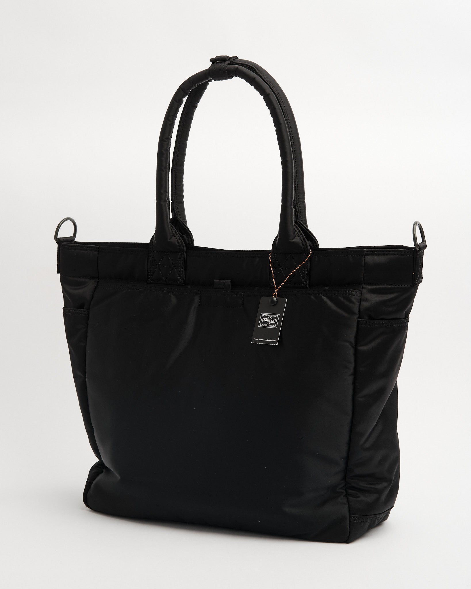 PORTER / TANKER TOTE BAG(L) ブラック porter | Tanker Tote Bag (L) Black | meadow