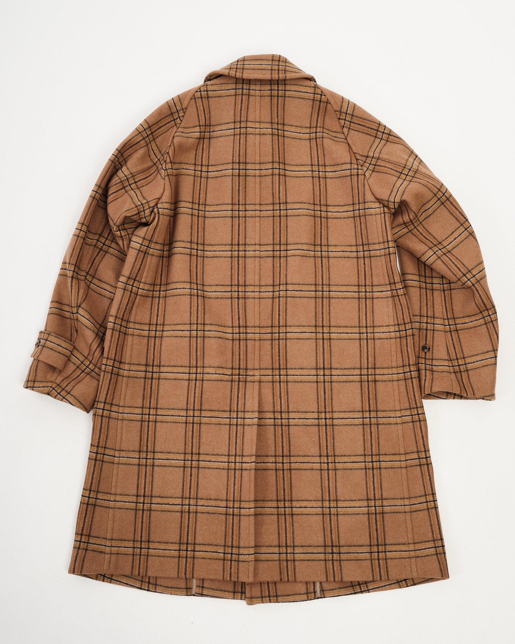 Traveller Coat Beige Plaid by Kaptain Sunshine - Meadow
