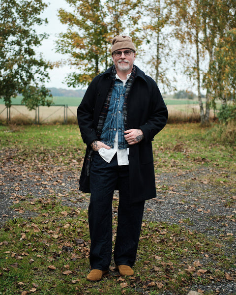 KAPTAIN SUNSHINE ×SHIPS TRAVELLER COAT Traveller Coat Navy by Kaptain Sunshine ▶️ Meadow Store