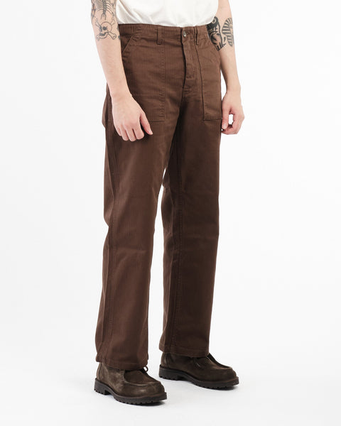 【ブラウン系（23）】DEAN WOOL FATIGUE TROUSER Hector Wool Trousers - Driftwood | FILIPPA K