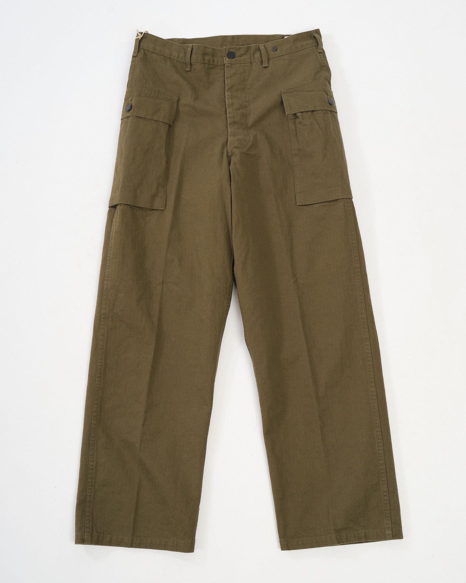 US Army 2 Pocket Cargo Army Green by orSlow - Meadow