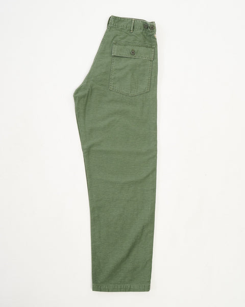 US Army Fatigue Pants Green Used Wash Regular Fit by orSlow - Meadow