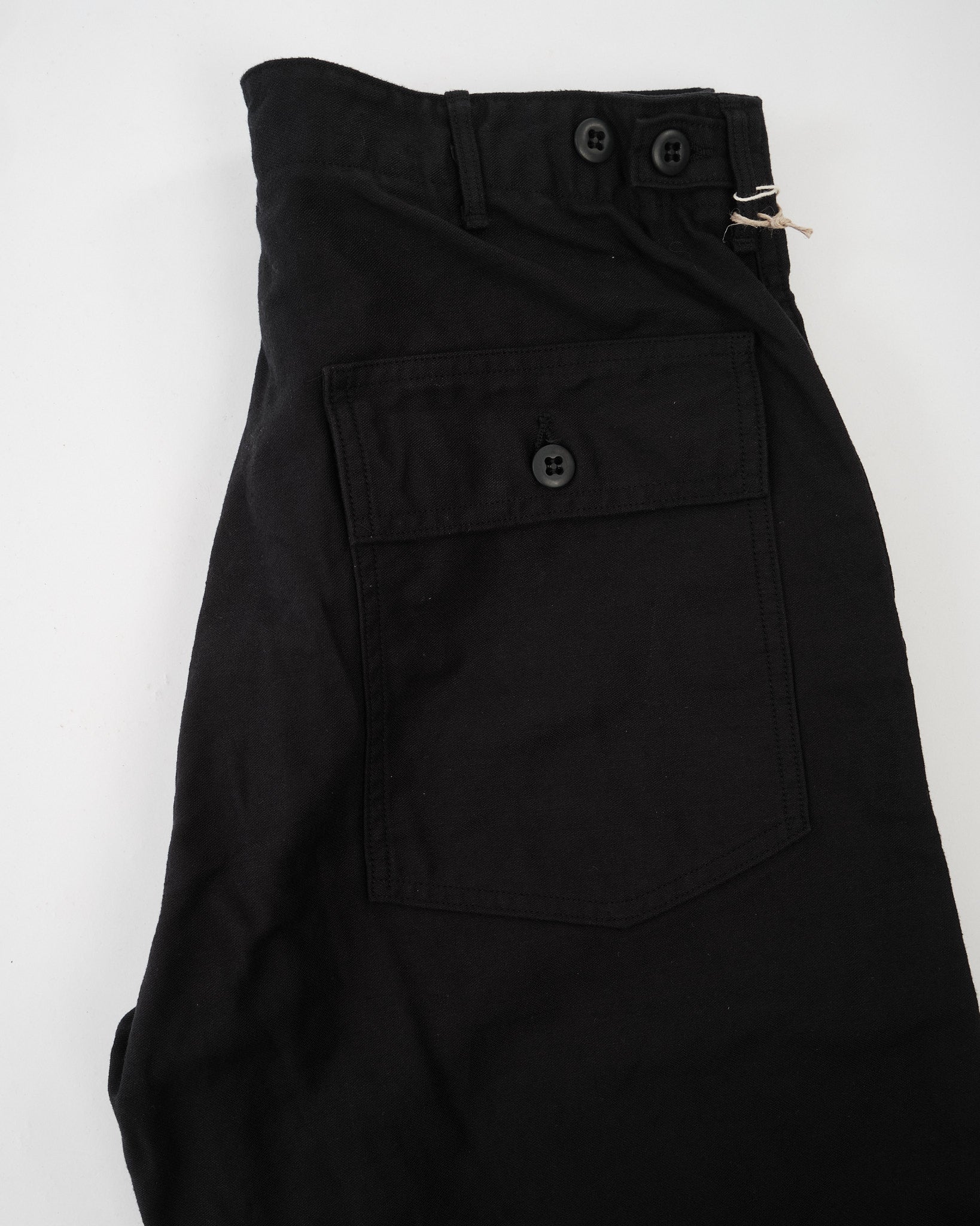 US Army Fatigue Pants Regular Fit Black by orSlow - Meadow
