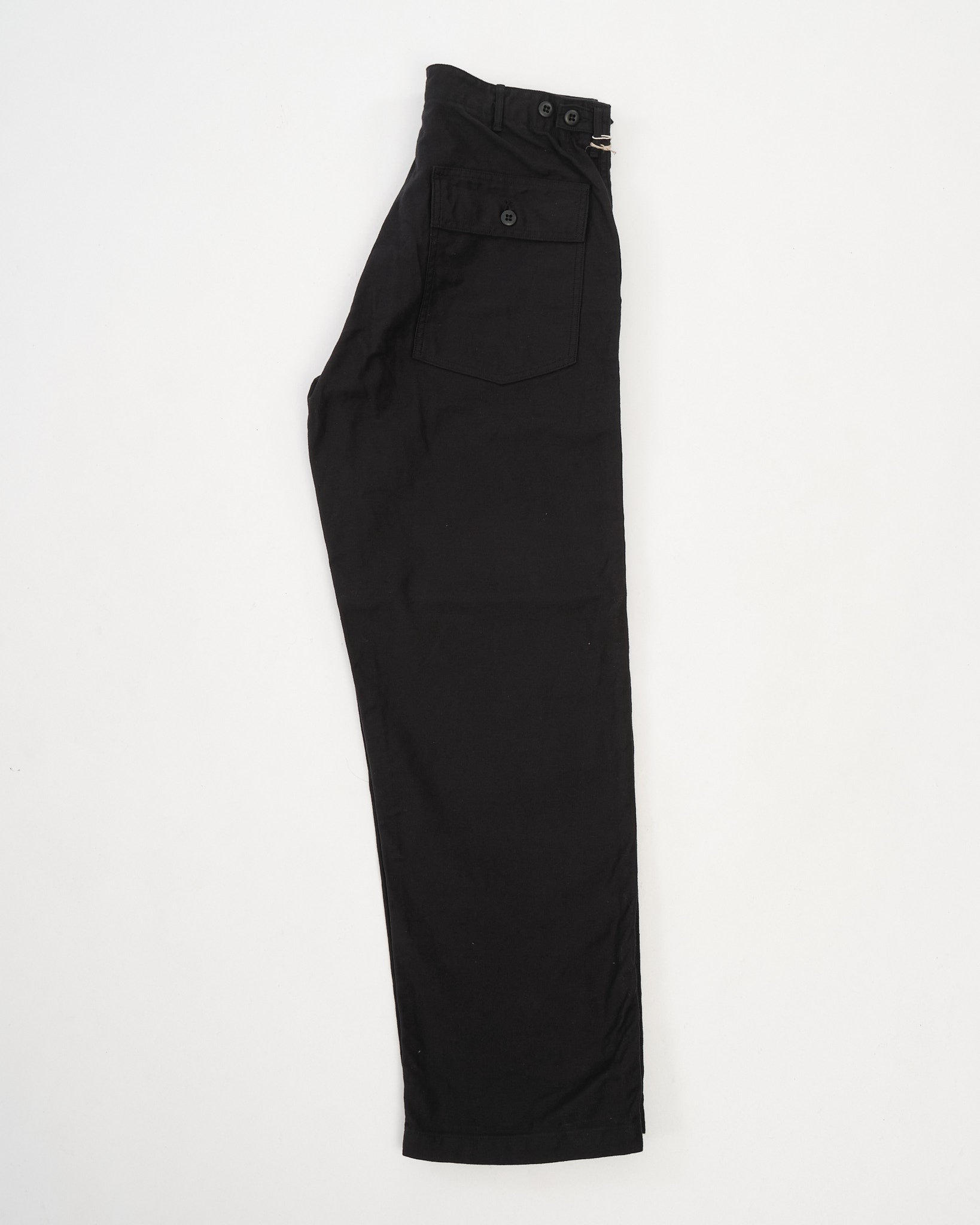 US Army Fatigue Pants Regular Fit Black by orSlow - Meadow