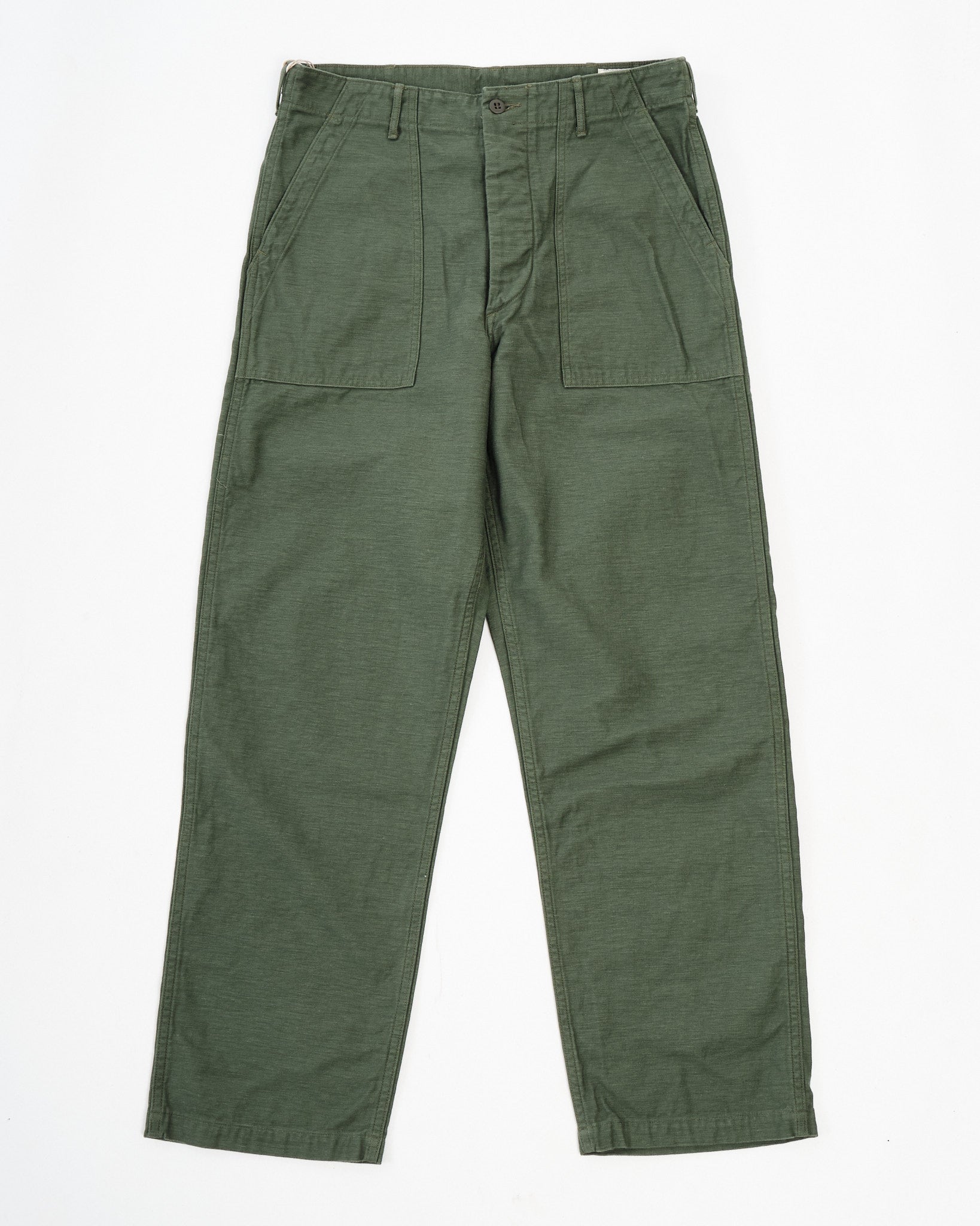 U.S Army Fatigue Pants Regular Fit Green by orSlow - Meadow