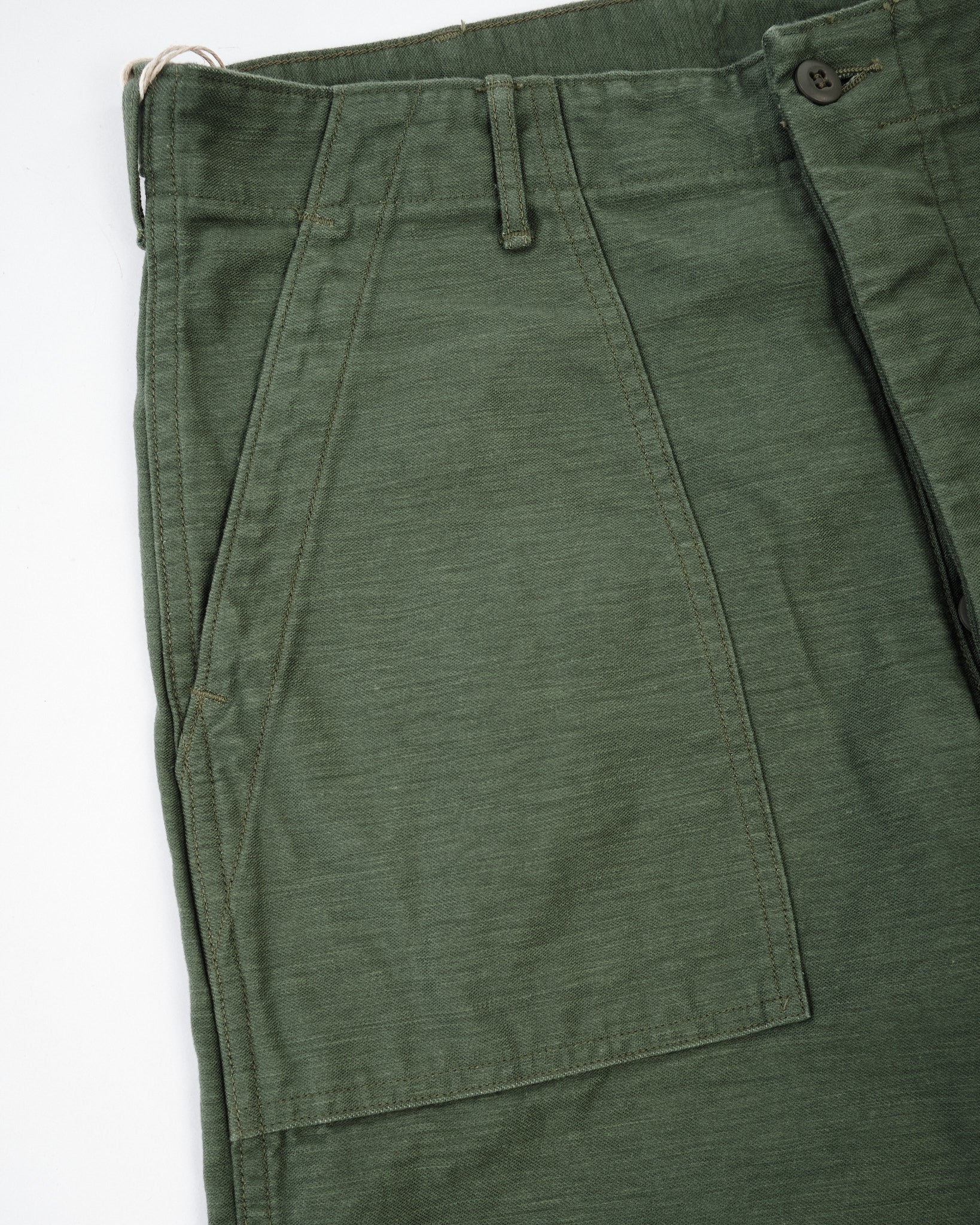 U.S Army Fatigue Pants Regular Fit Green by orSlow - Meadow