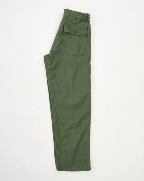 U.S Army Fatigue Pants Regular Fit Green by orSlow - Meadow