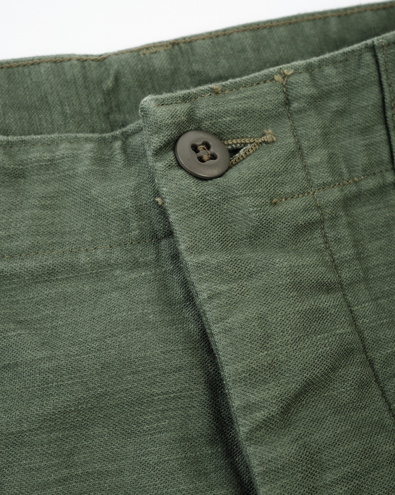 U.S Army Fatigue Pants Regular Fit Green by orSlow - Meadow
