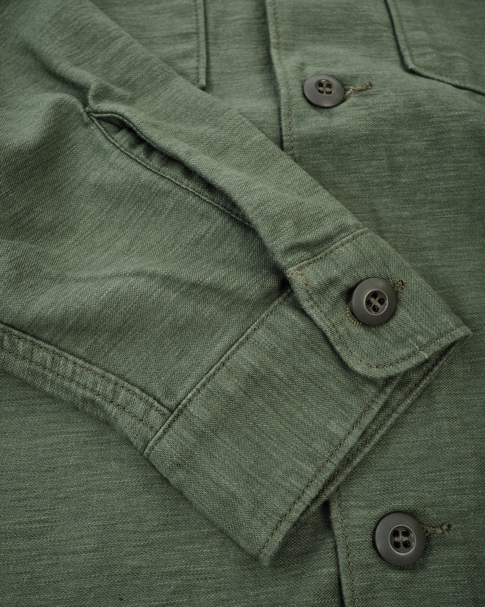 US Army Fatigue Shirt Green by orSlow - Meadow