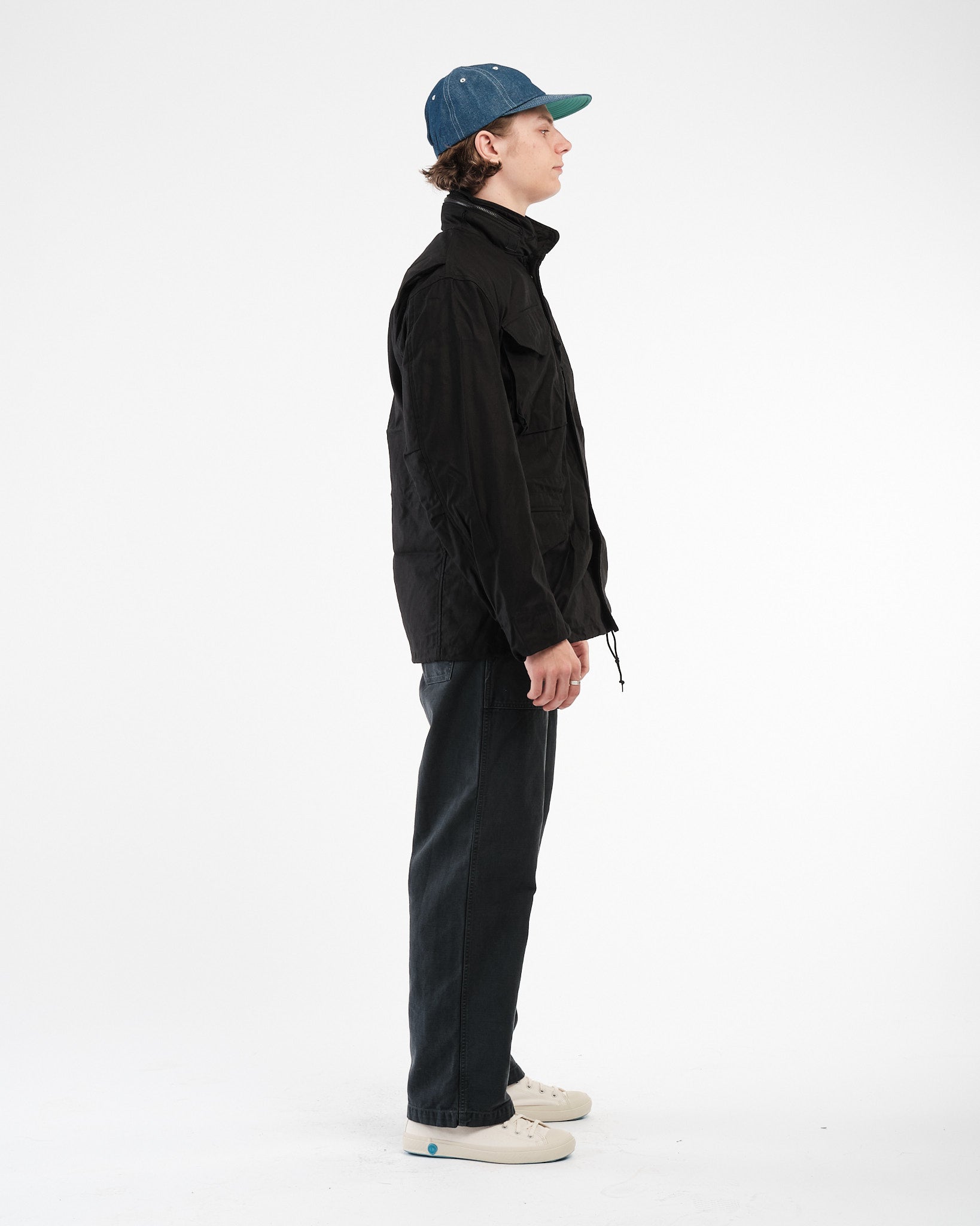 U.S Army M-65 Field Jacket Black by orSlow - Meadow