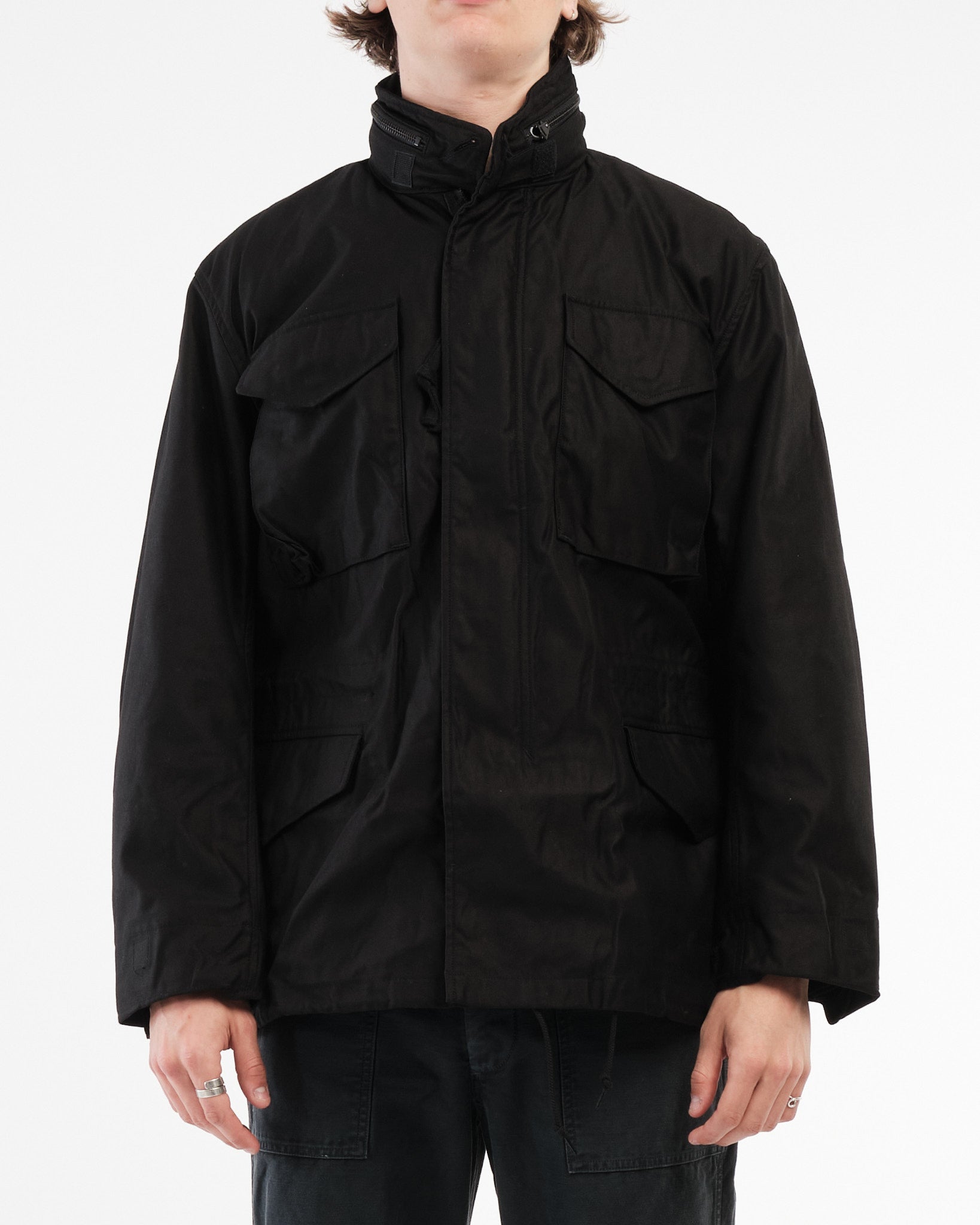 U.S Army M-65 Field Jacket Black by orSlow - Meadow