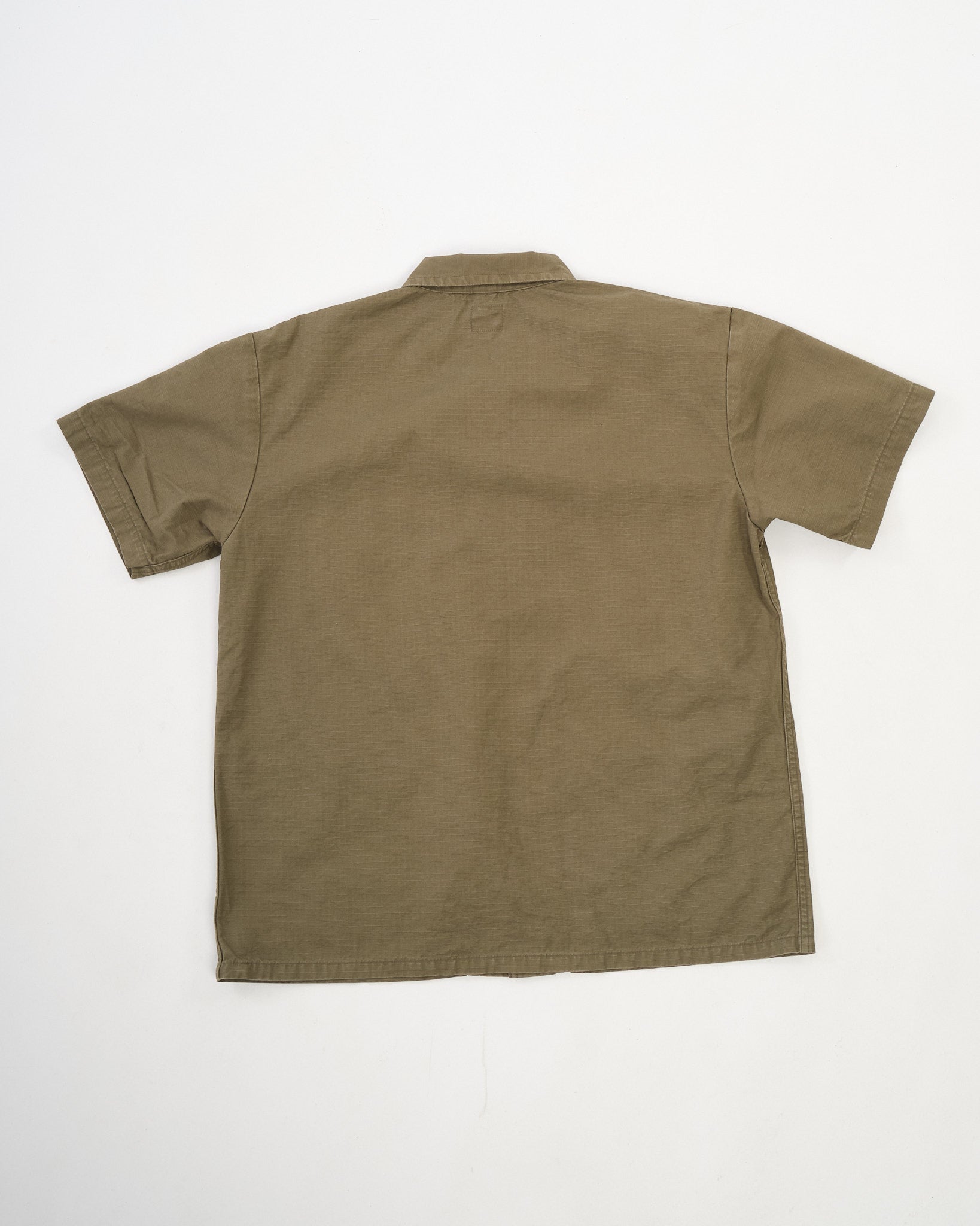 Utility Short Sleeve Shirt Jacket Army Green by orSlow - Meadow