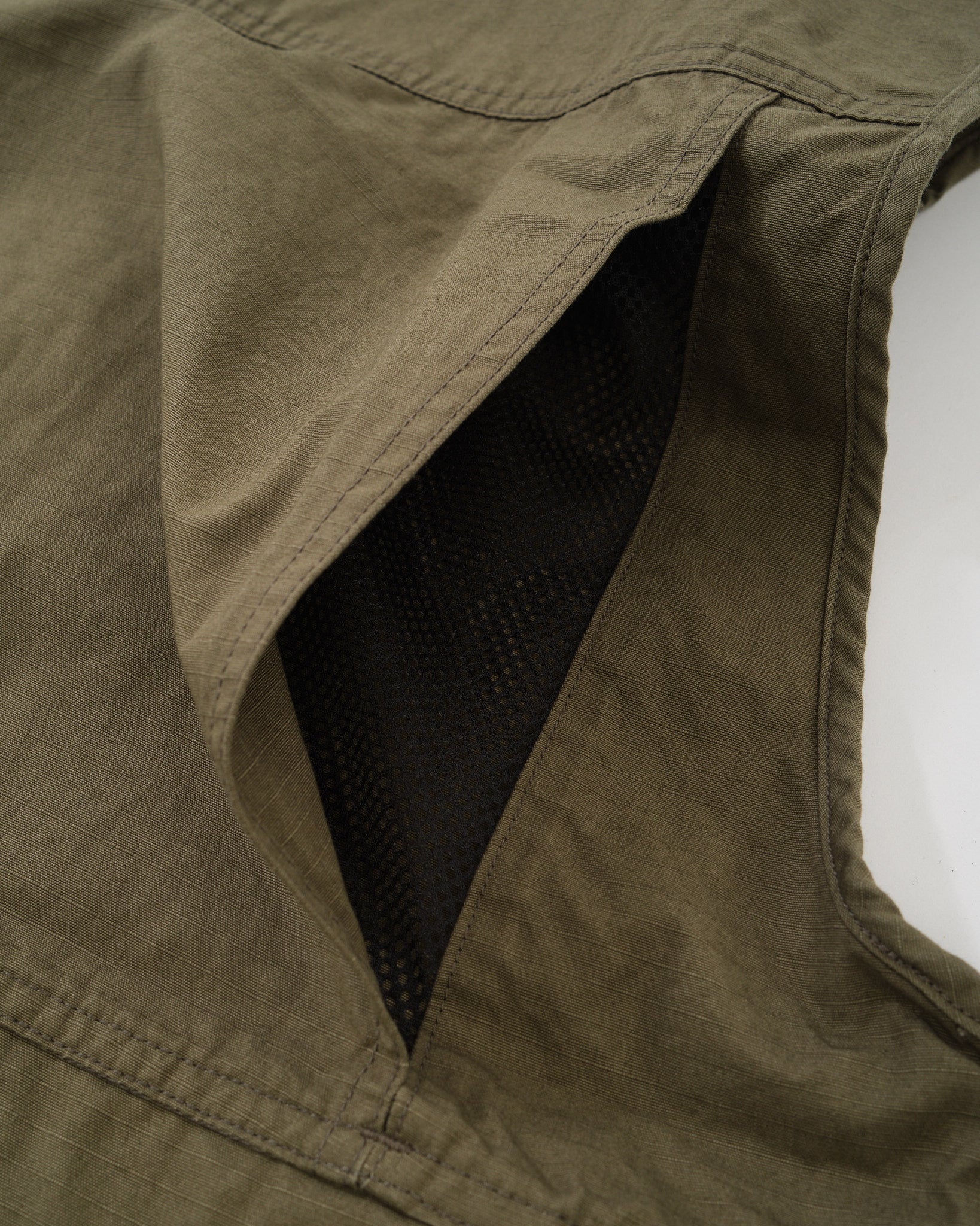 Utility Vest Army Green by orSlow - Meadow
