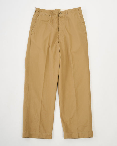 VINTAGE FIT ARMY TROUSERS DARK KHAKI by orSlow - Meadow