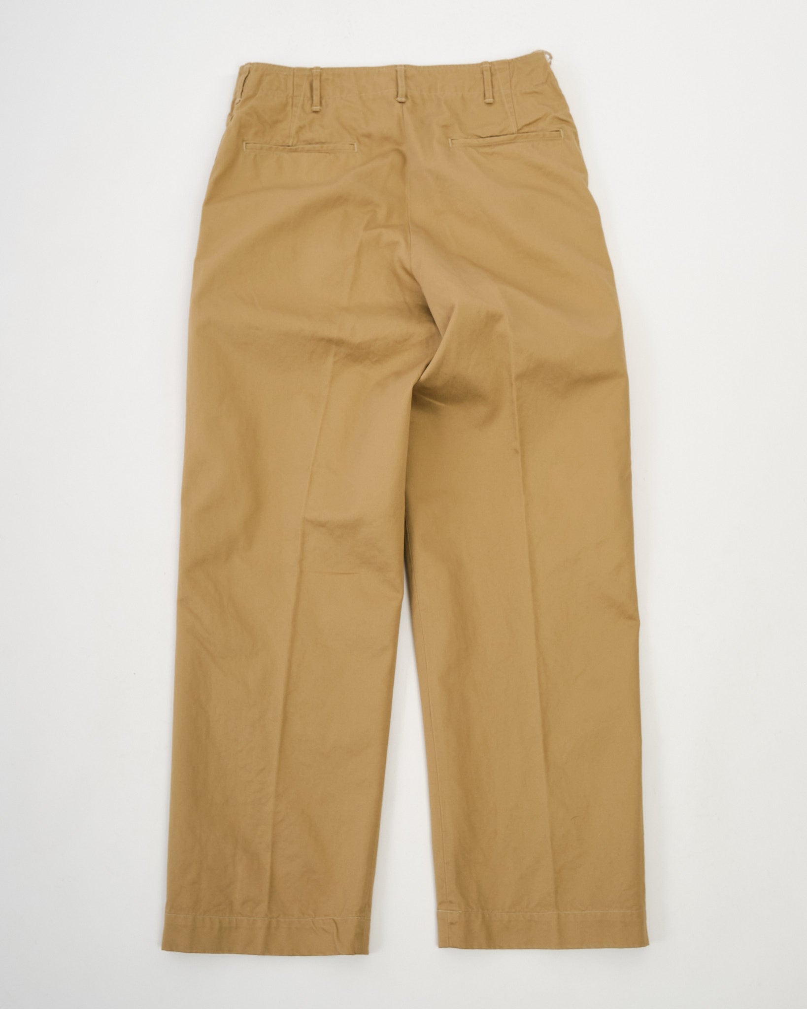 VINTAGE FIT ARMY TROUSERS DARK KHAKI by orSlow - Meadow