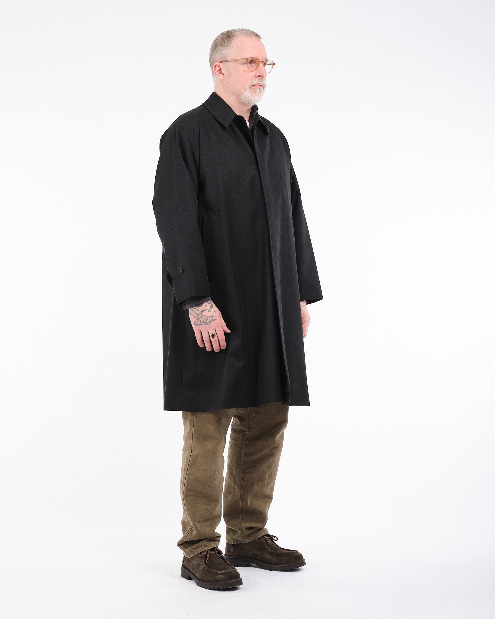 KAPTAIN SUNSHINE | Walker Coat Top Black | MEADOW