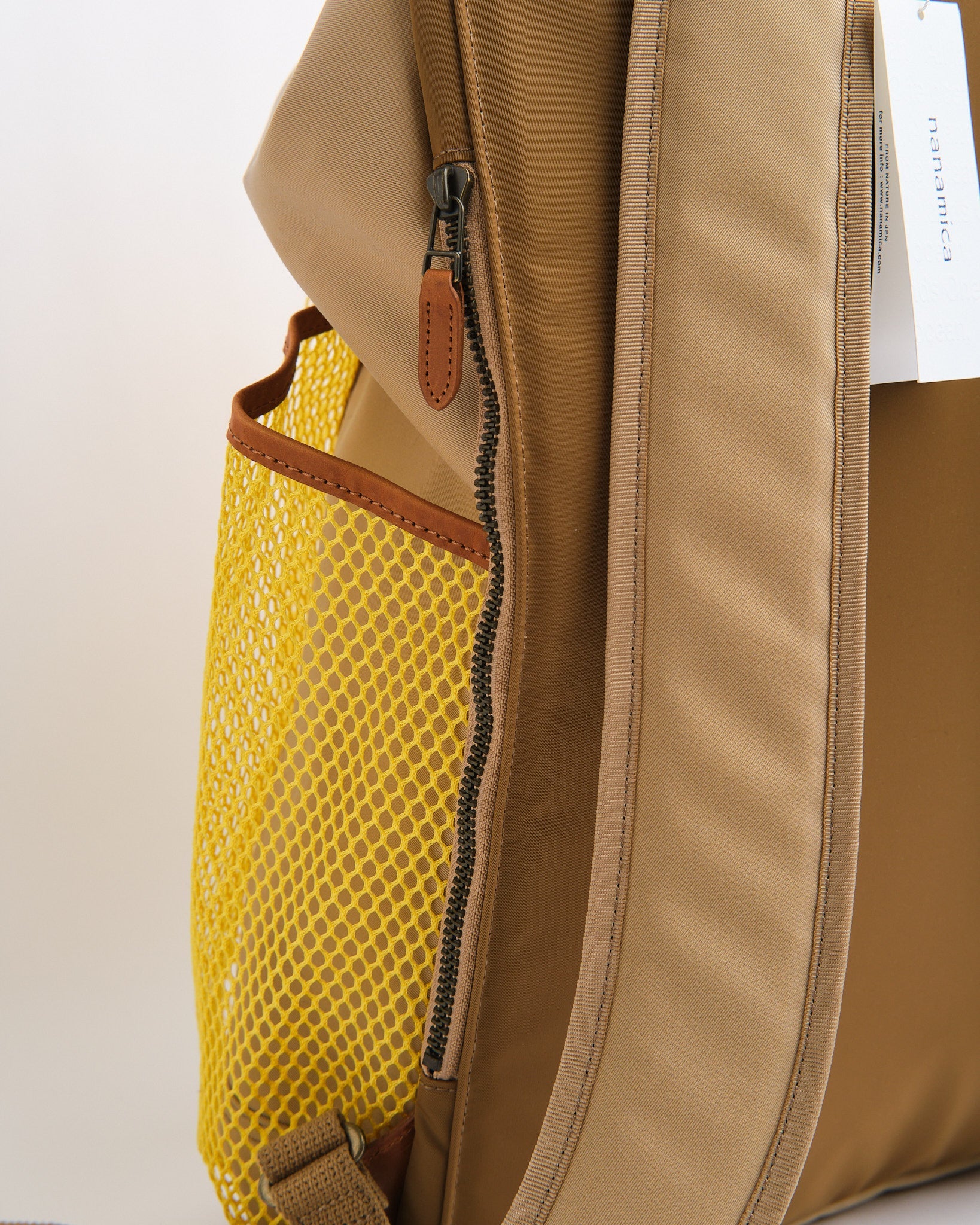 Water Repellent Back Pack Beige by Nanamica - Meadow Water Repellent Back Pack Beige by Nanamica - Meadow