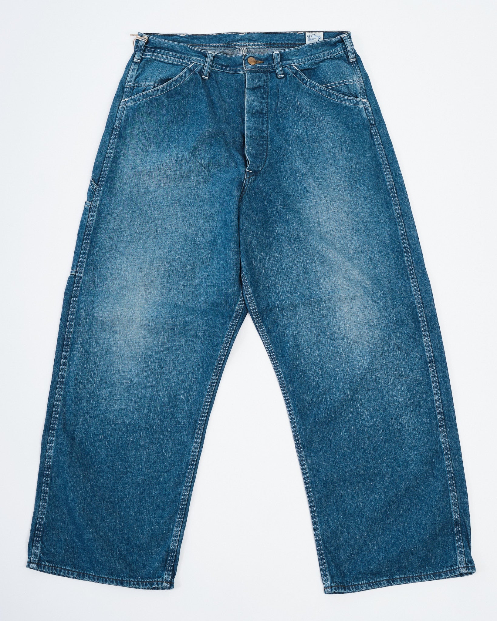 WIDE FIT 30'S PAINTER PANTS DENIM USED