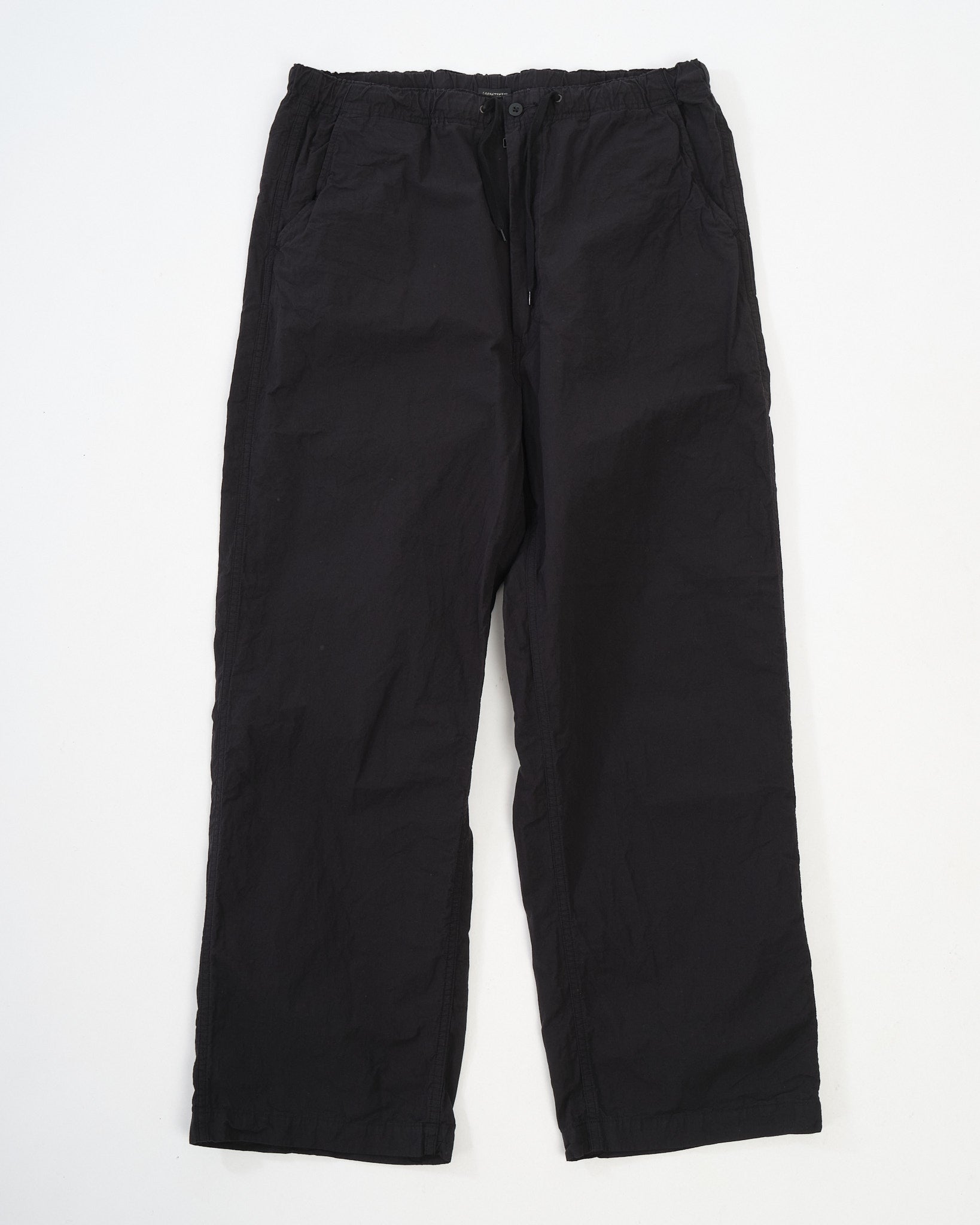 Wide Fit New Yorker Black Cotton Linen by orSlow - Meadow