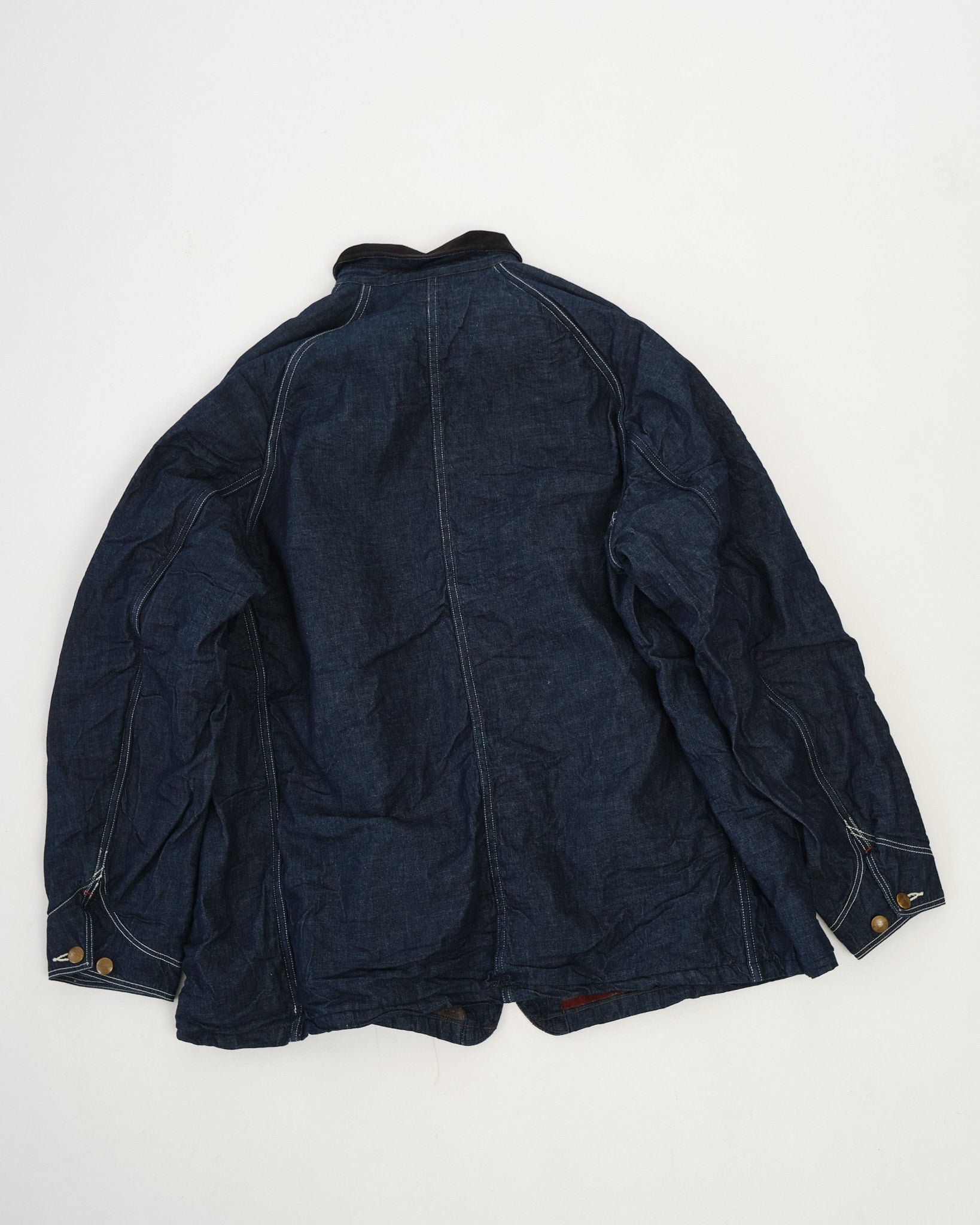 orSlow | Wool Liner Relax Fit Denim Coverall One Wash | Meadow