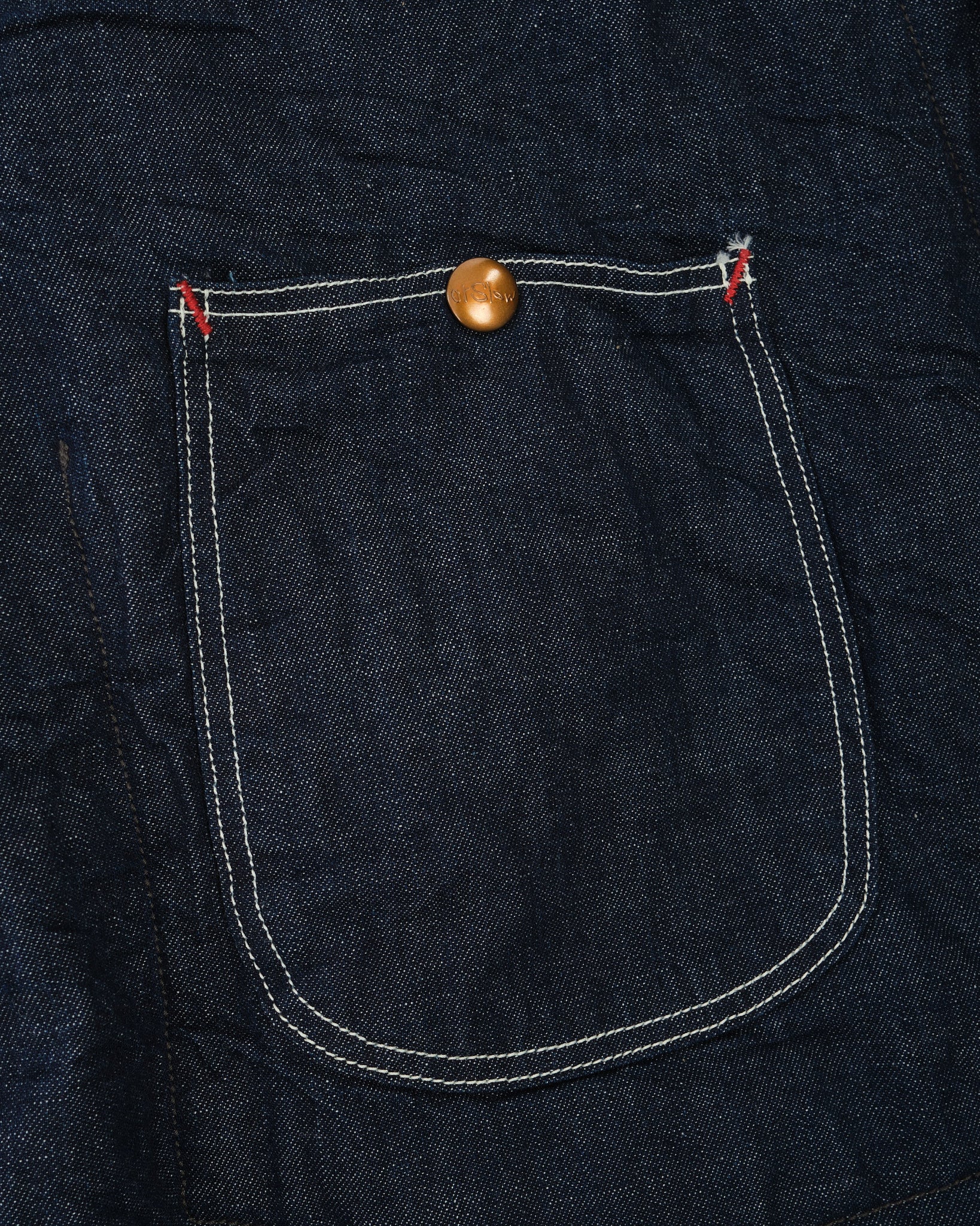 Wool Liner Relax Fit Denim Coverall One Wash by orSlow - Meadow