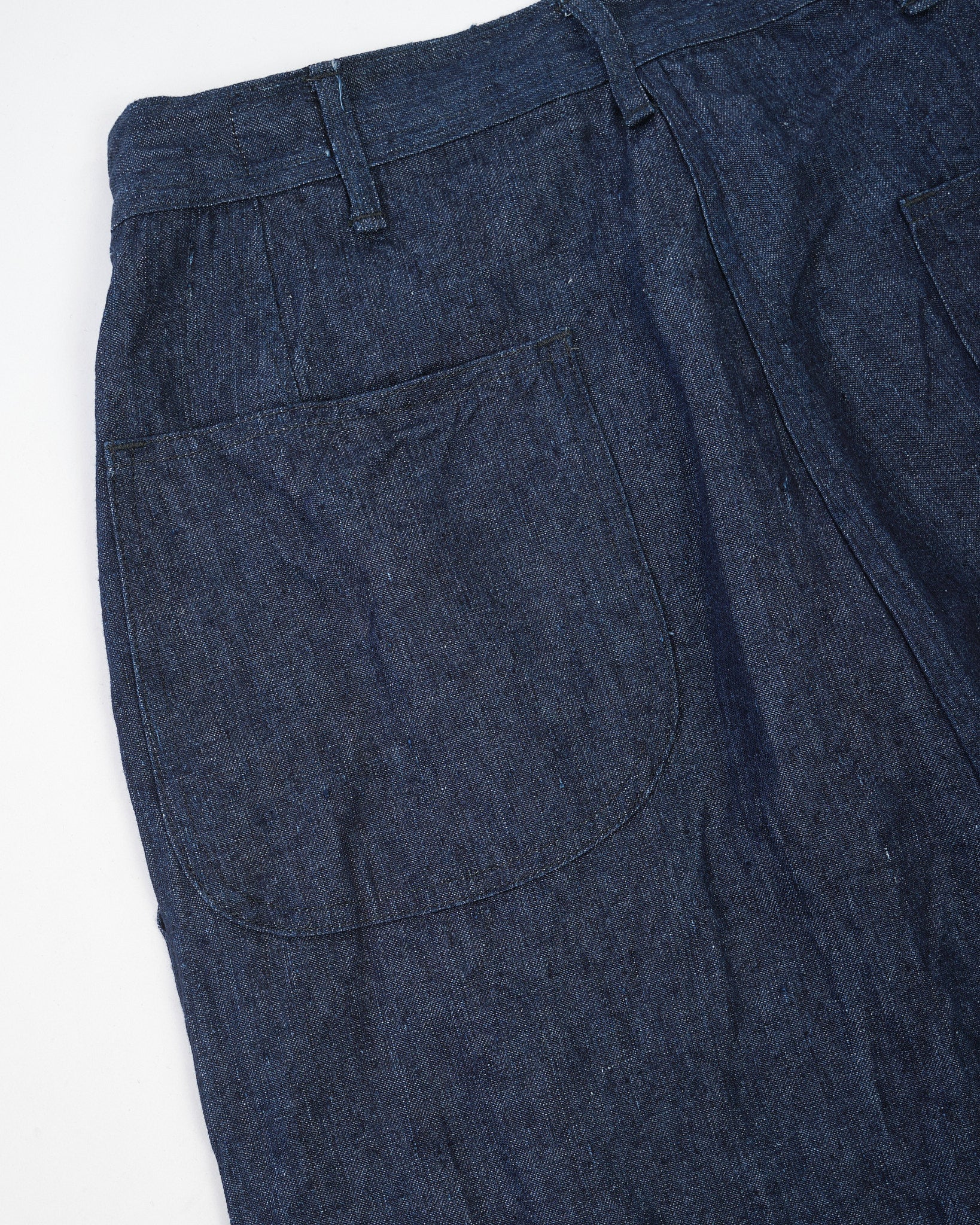 WWII 40's US Navy Linen Denim Utility Trousers One Wash