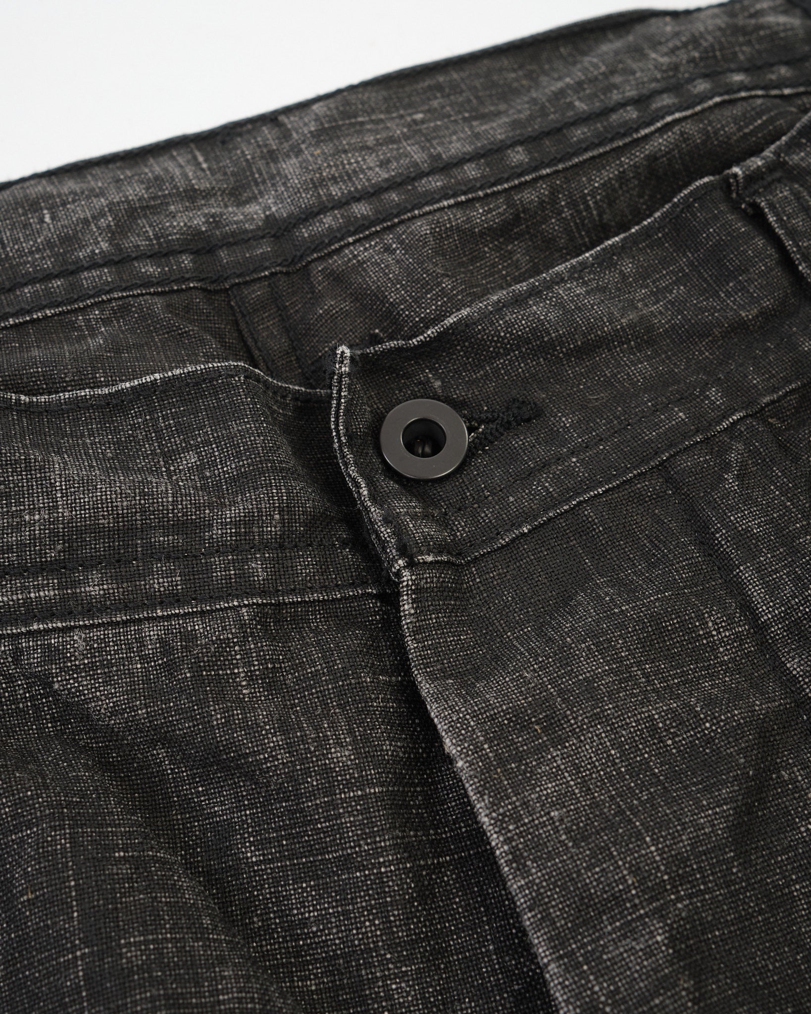 WWII 40's US Navy Sumi Coated Linen Utility Trousers
