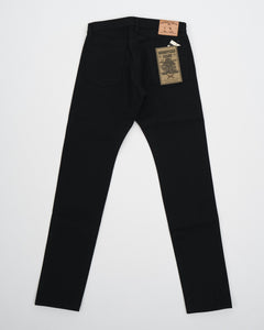 0405-B 15.7 oz Zimbabwe Cotton Black High Tapered Jeans from Momotaro Jeans - photo №10. New Jeans at meadowweb.com