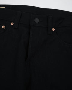 0405-B 15.7 oz Zimbabwe Cotton Black High Tapered Jeans from Momotaro Jeans - photo №8. New Jeans at meadowweb.com