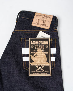 0605-SP 15.7 oz Zimbabwe Cotton GTB Natural Tapered Jeans from Momotaro Jeans - photo №2. New Jeans at meadowweb.com