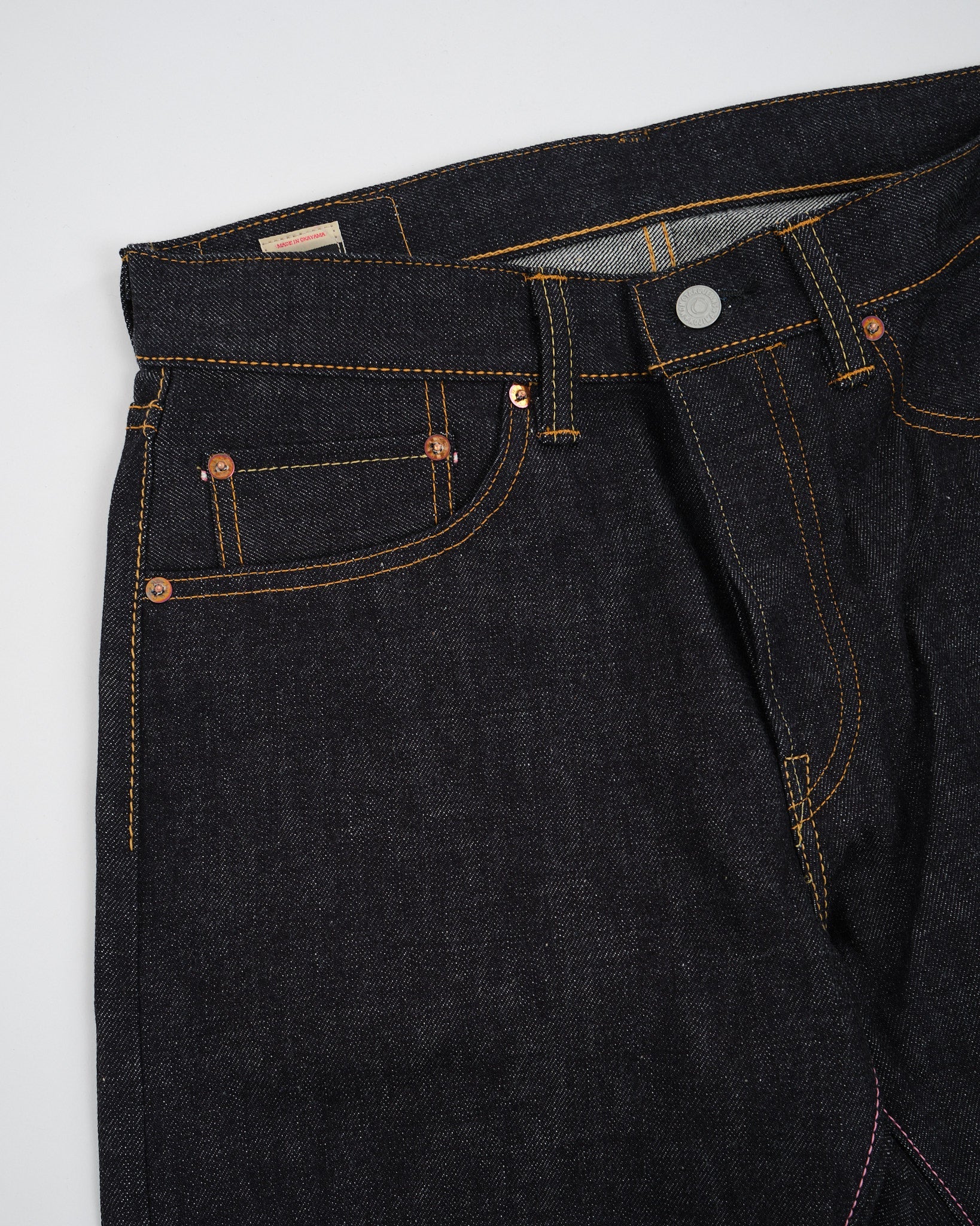 0605-V Natural Tapered 15.7 oz by Momotaro Jeans - Meadow