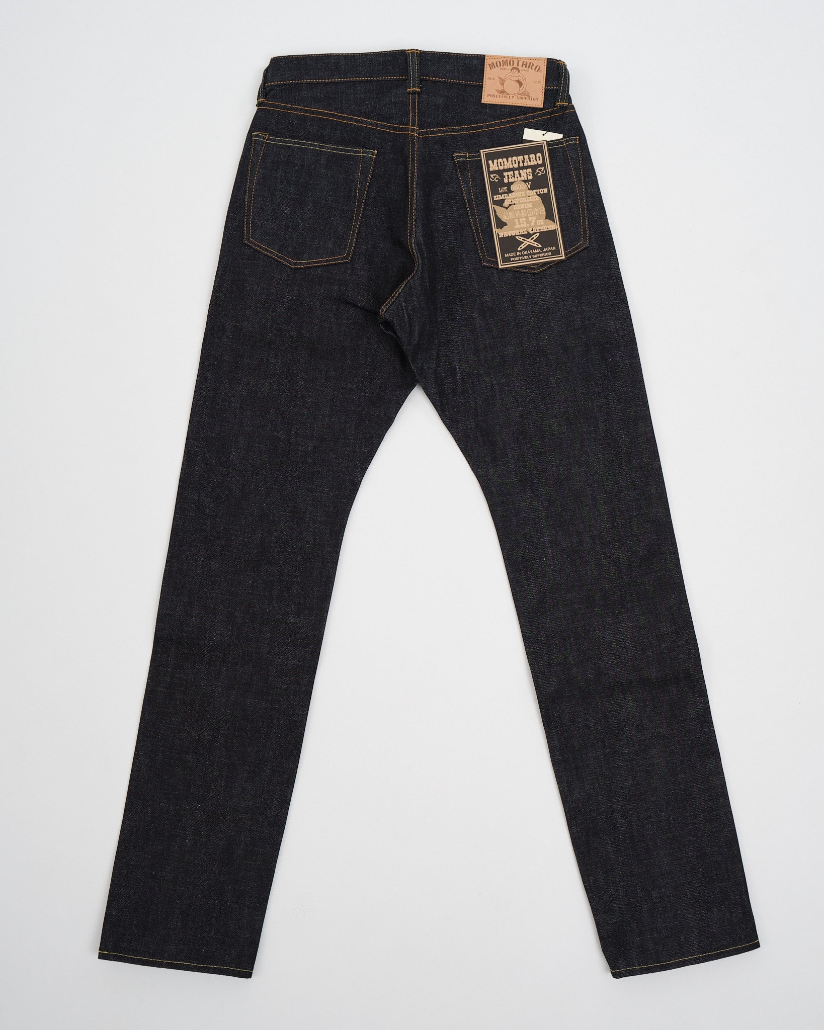 0605-V Natural Tapered 15.7 oz by Momotaro Jeans - Meadow